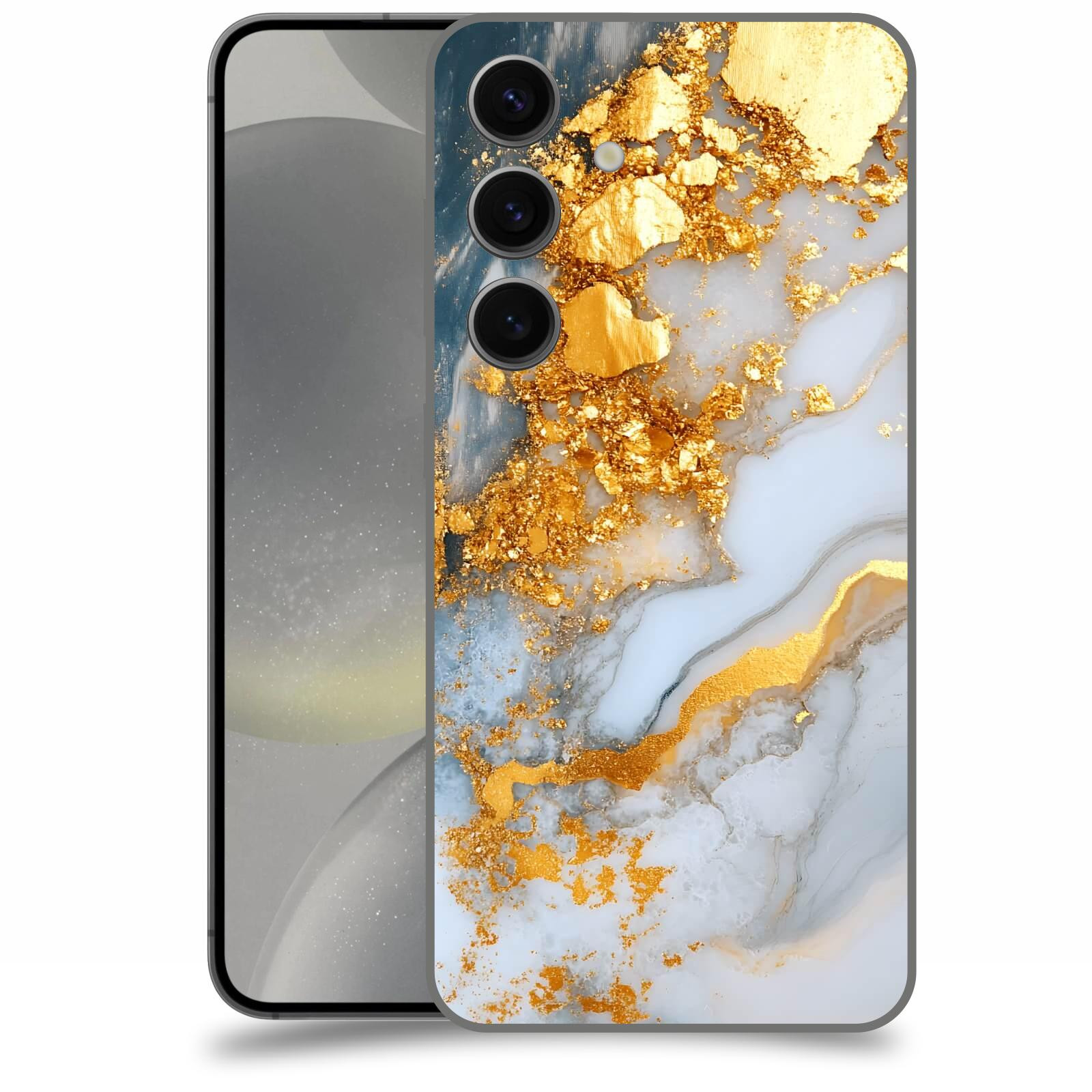 ACOVER Kryt na mobil Samsung Galaxy S24 - Liquid Gold VII