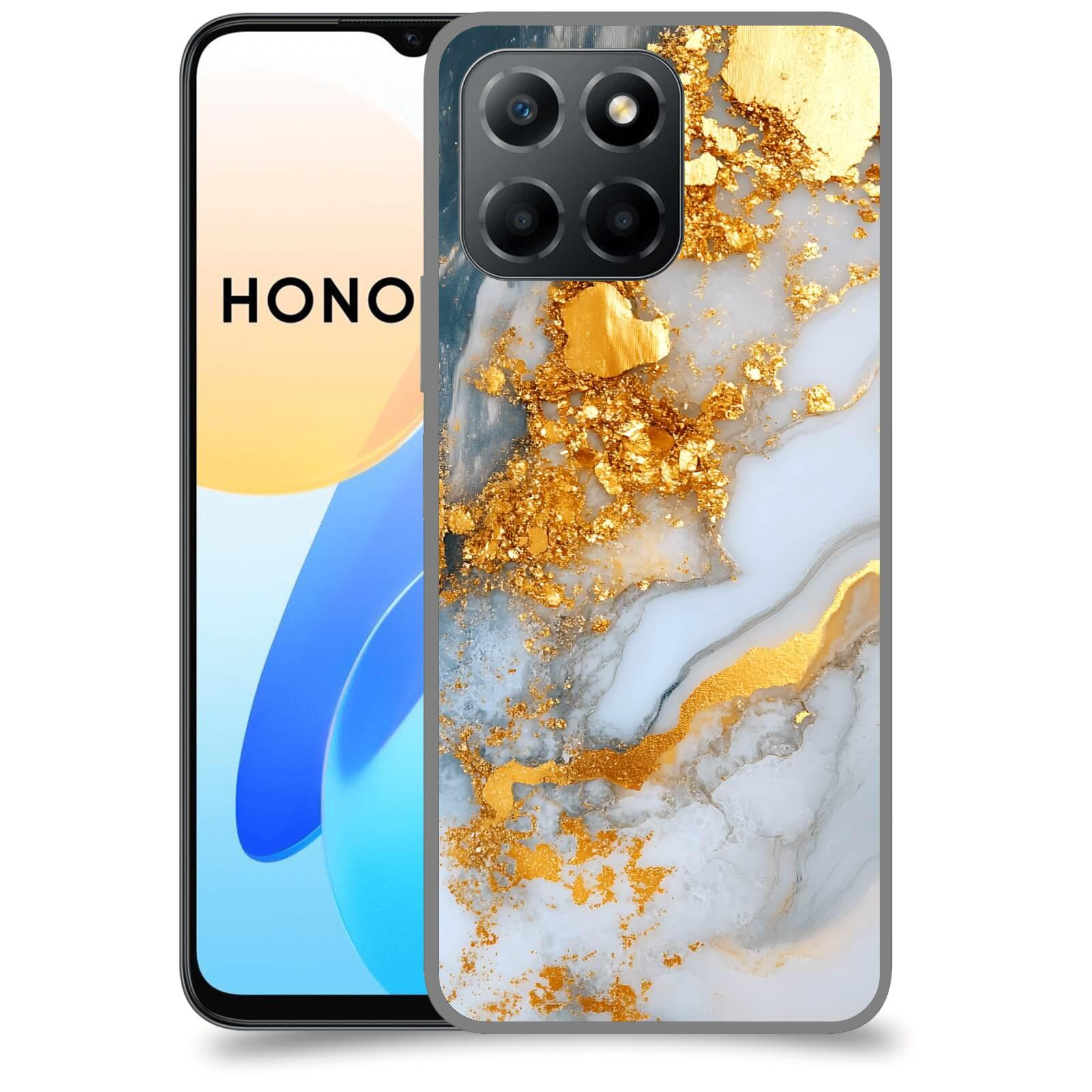 ACOVER Kryt na mobil Honor X8 4G - Liquid Gold VII