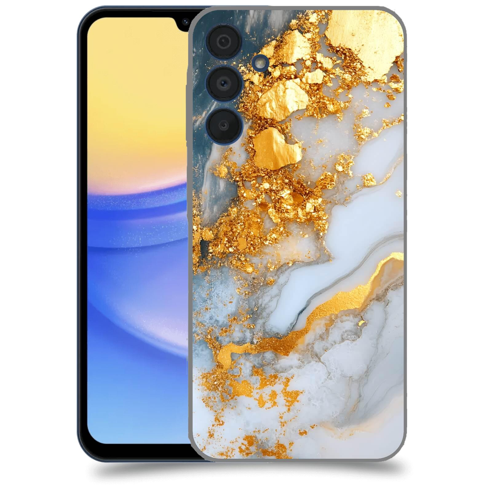 ACOVER Kryt na mobil Samsung Galaxy A15 5G - Liquid Gold VII
