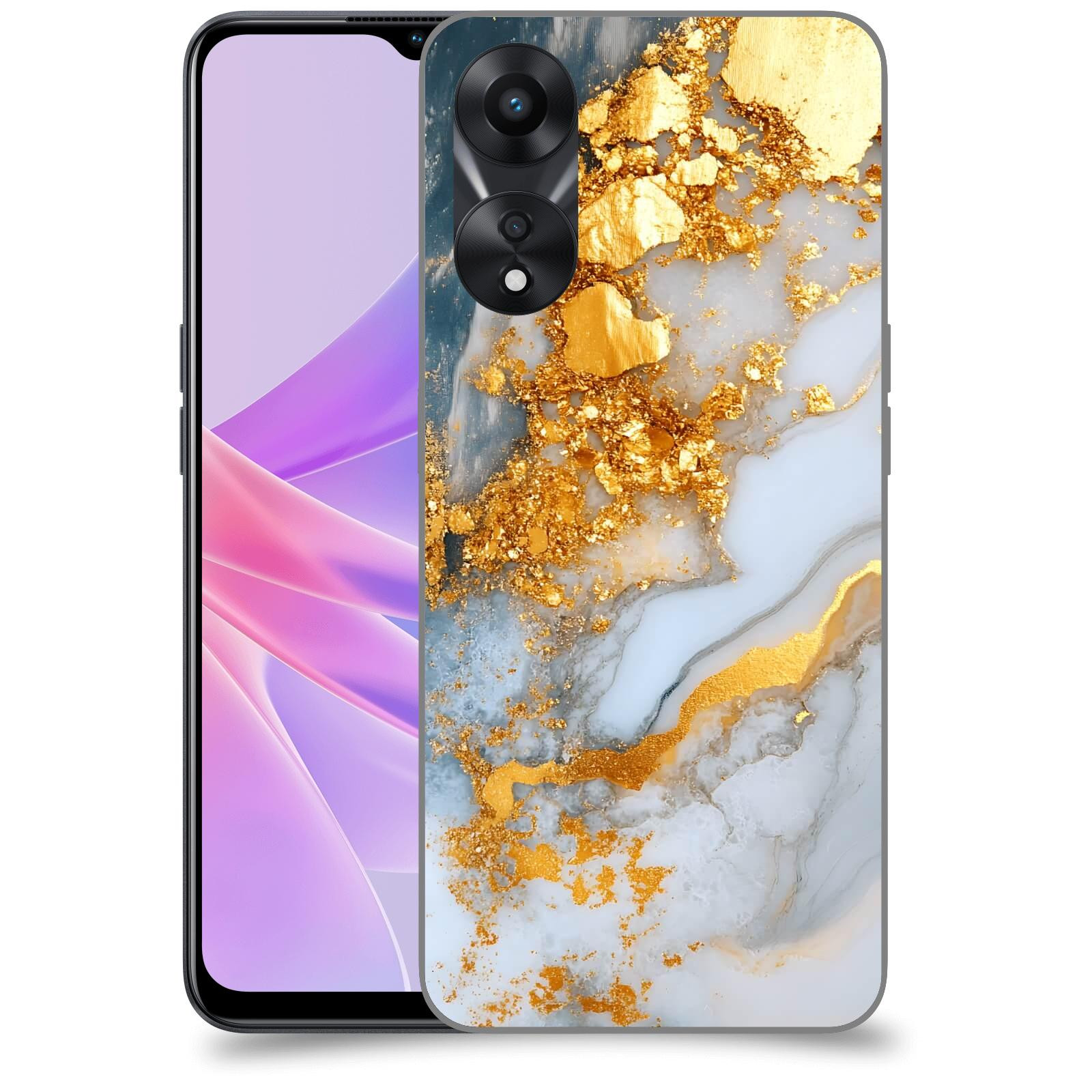 ACOVER Kryt na mobil OPPO A78 5G - Liquid Gold VII