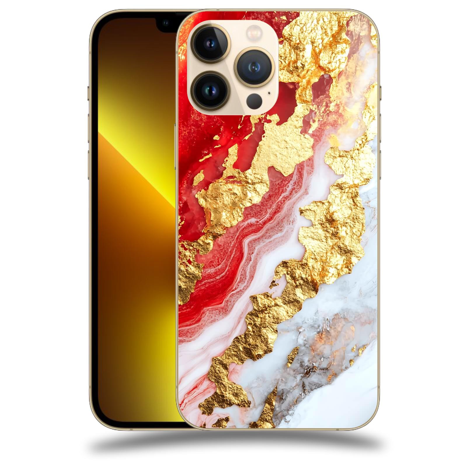 ACOVER Kryt na mobil Apple iPhone 13 Pro - Golden Blood II