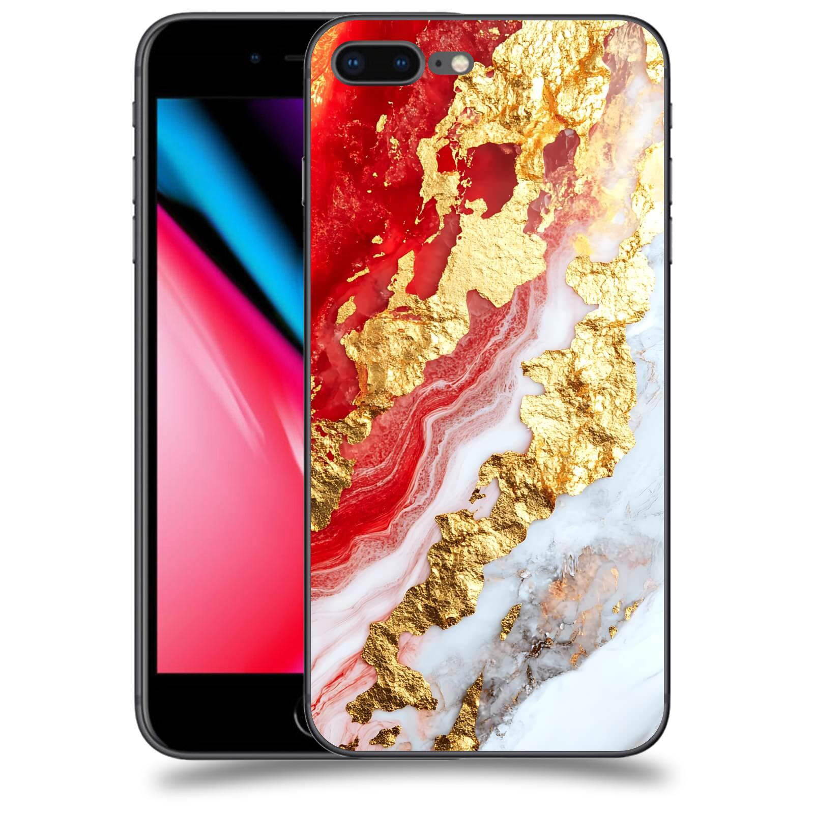 ACOVER Kryt na mobil Apple iPhone 8 Plus - Golden Blood II