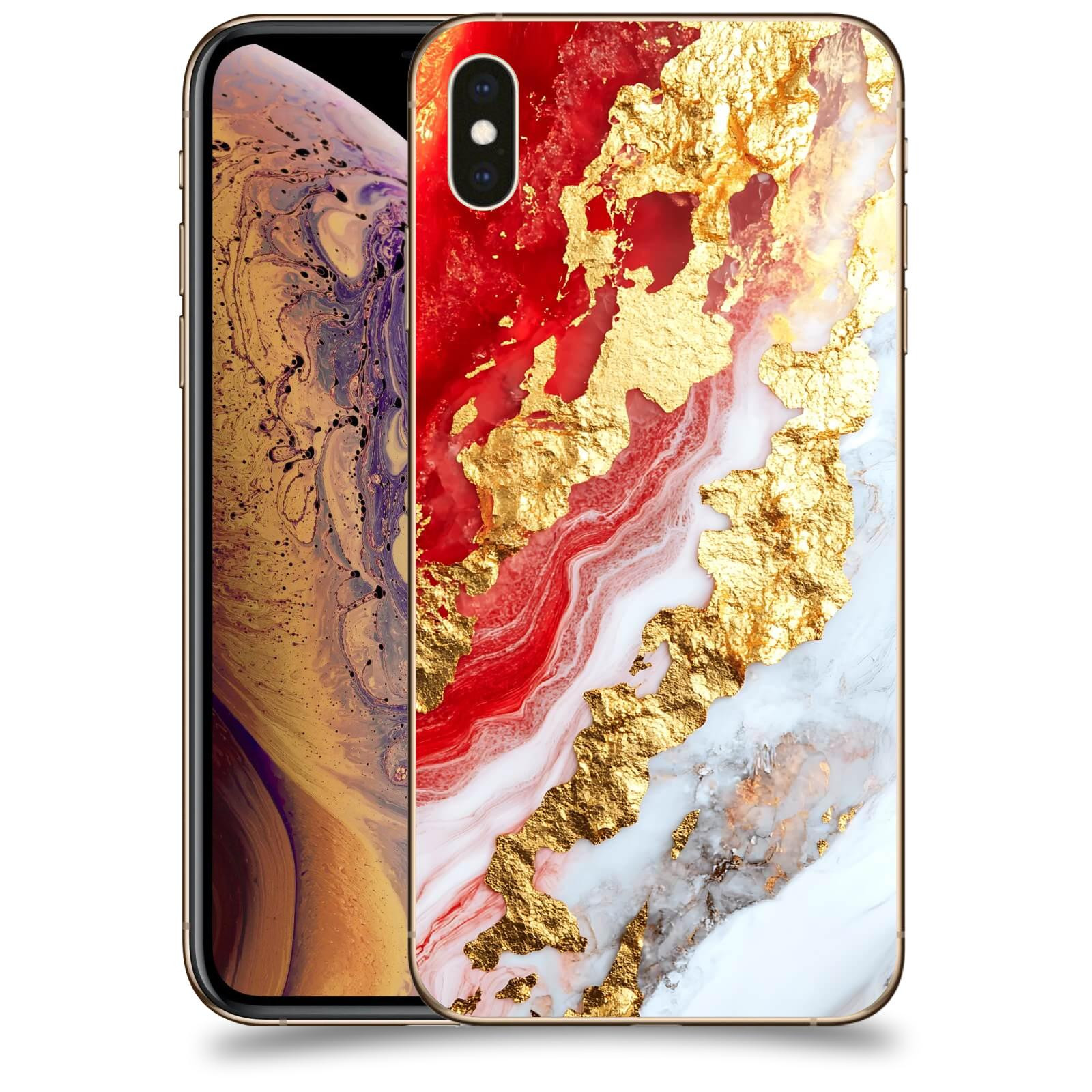 ACOVER Kryt na mobil Apple iPhone XS Max - Golden Blood II