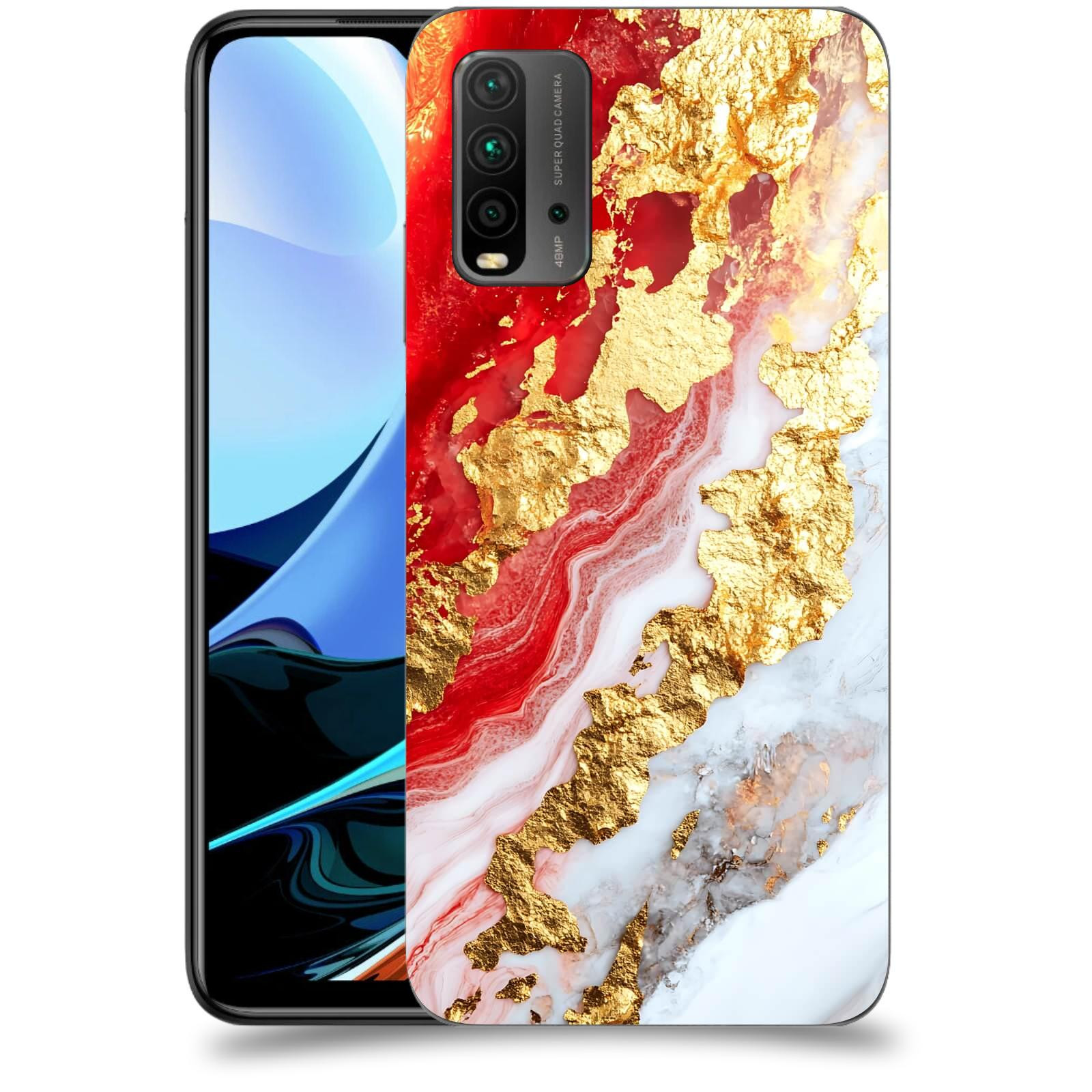 ACOVER Kryt na mobil Xiaomi Redmi 9T - Golden Blood II