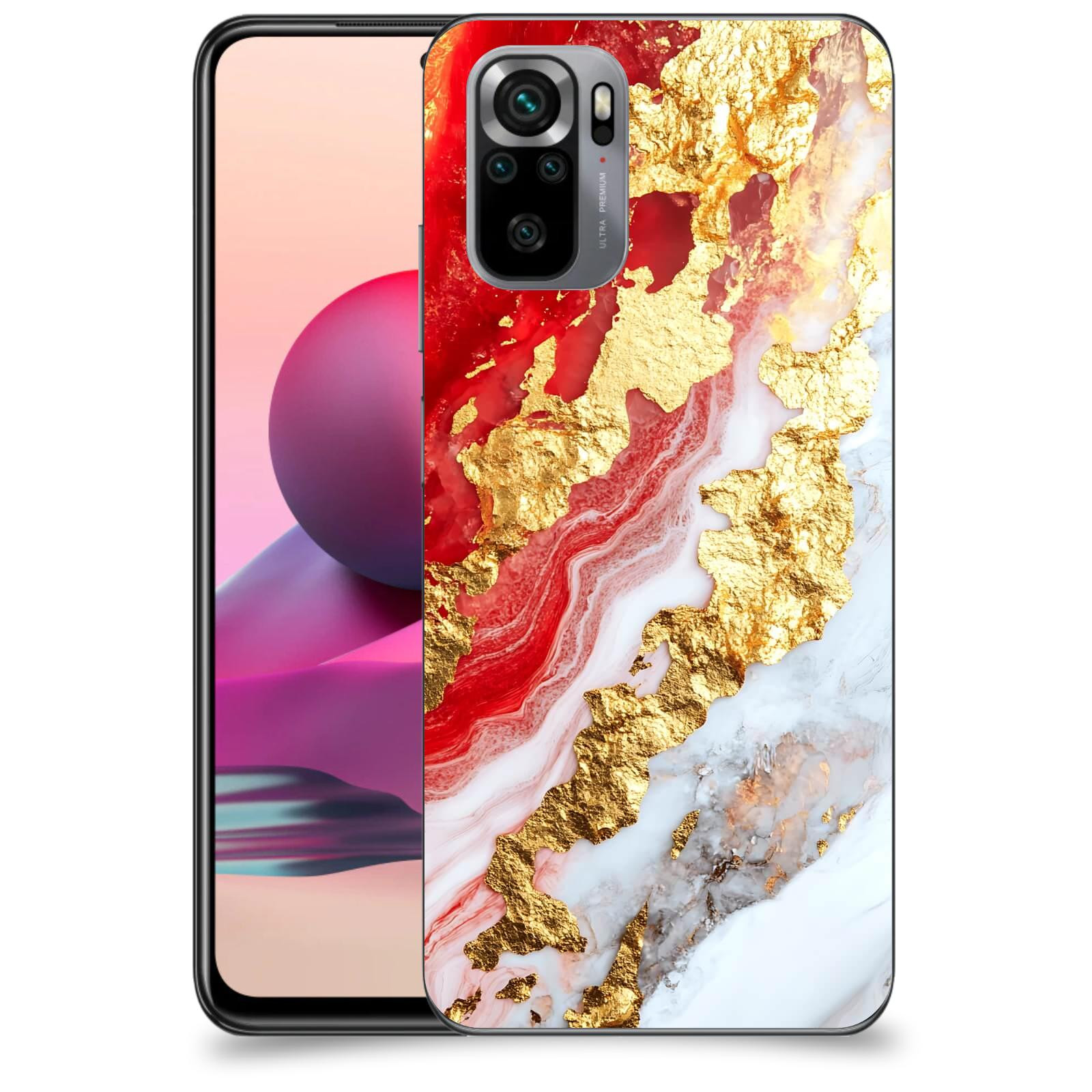 ACOVER Kryt na mobil Xiaomi Redmi Note 10S - Golden Blood II