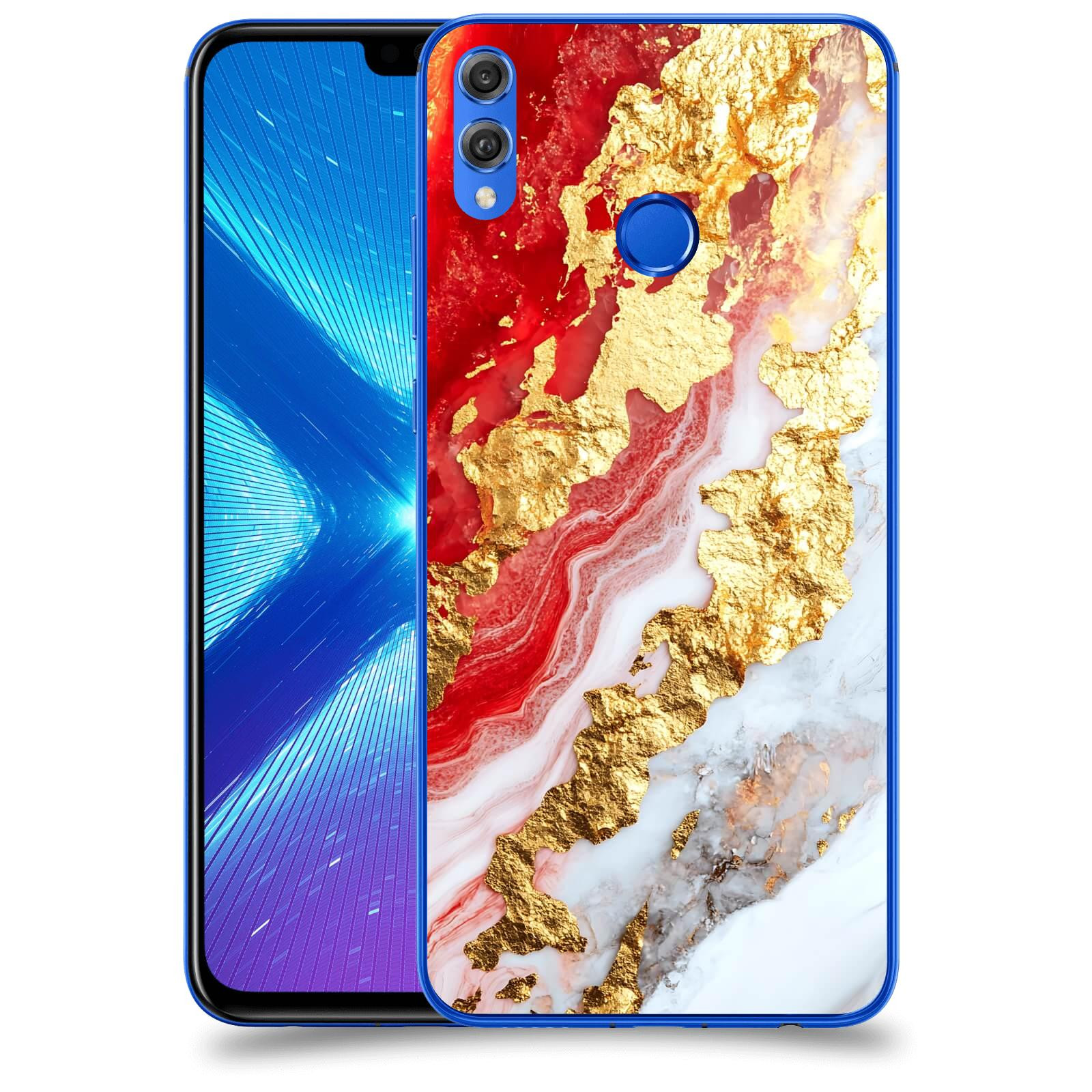 ACOVER Kryt na mobil Honor 8X - Golden Blood II