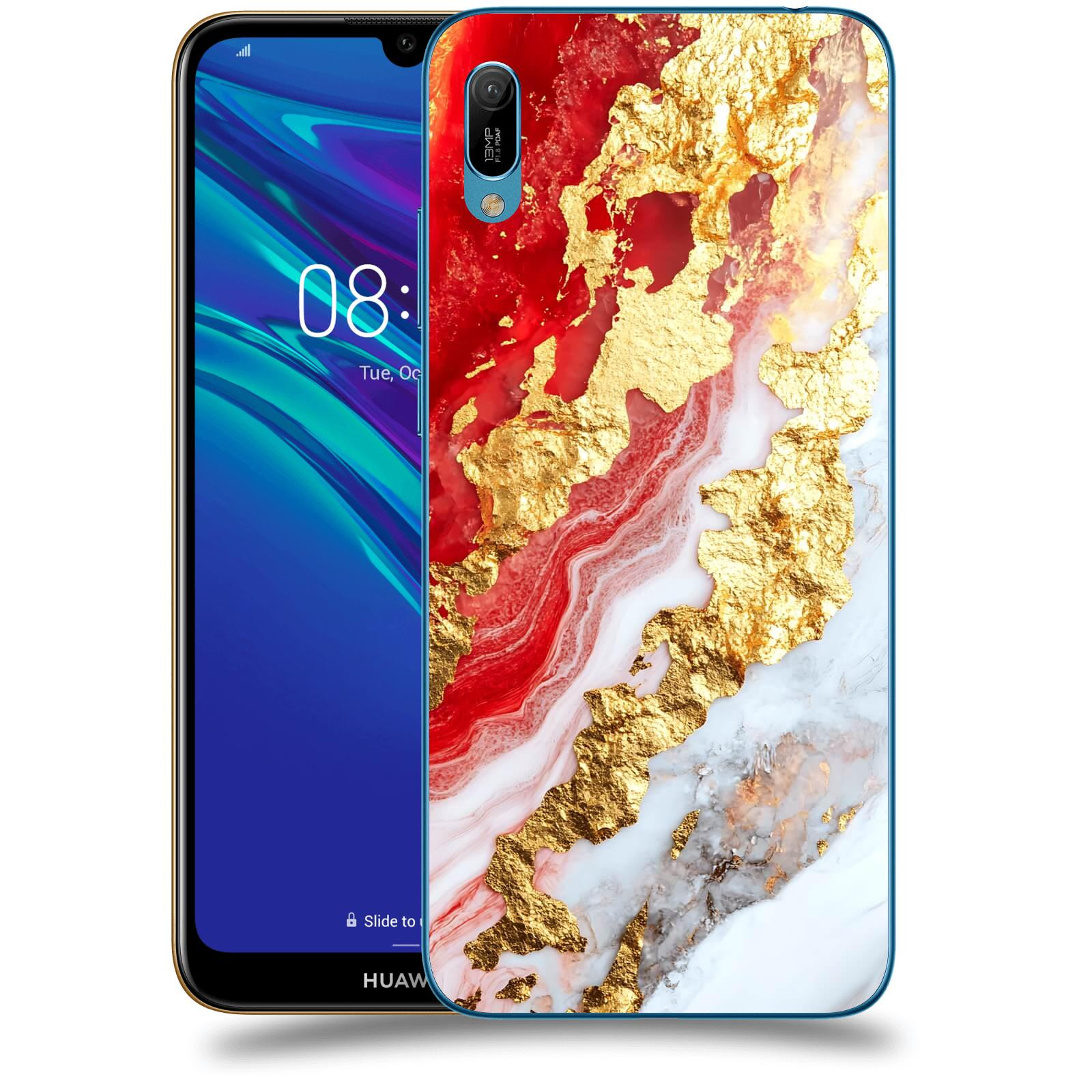 ACOVER Kryt na mobil Huawei Y6 2019 - Golden Blood II