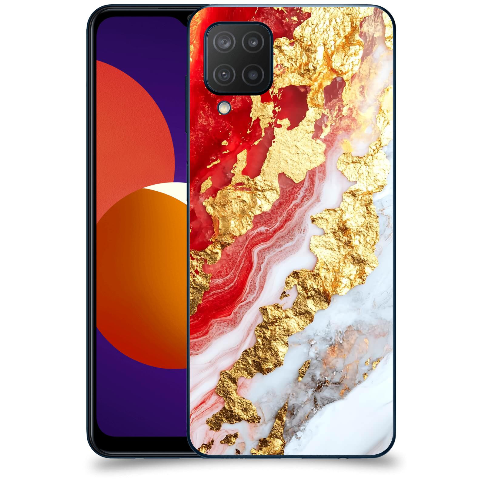 ACOVER Kryt na mobil Samsung Galaxy M12 M127F - Golden Blood II