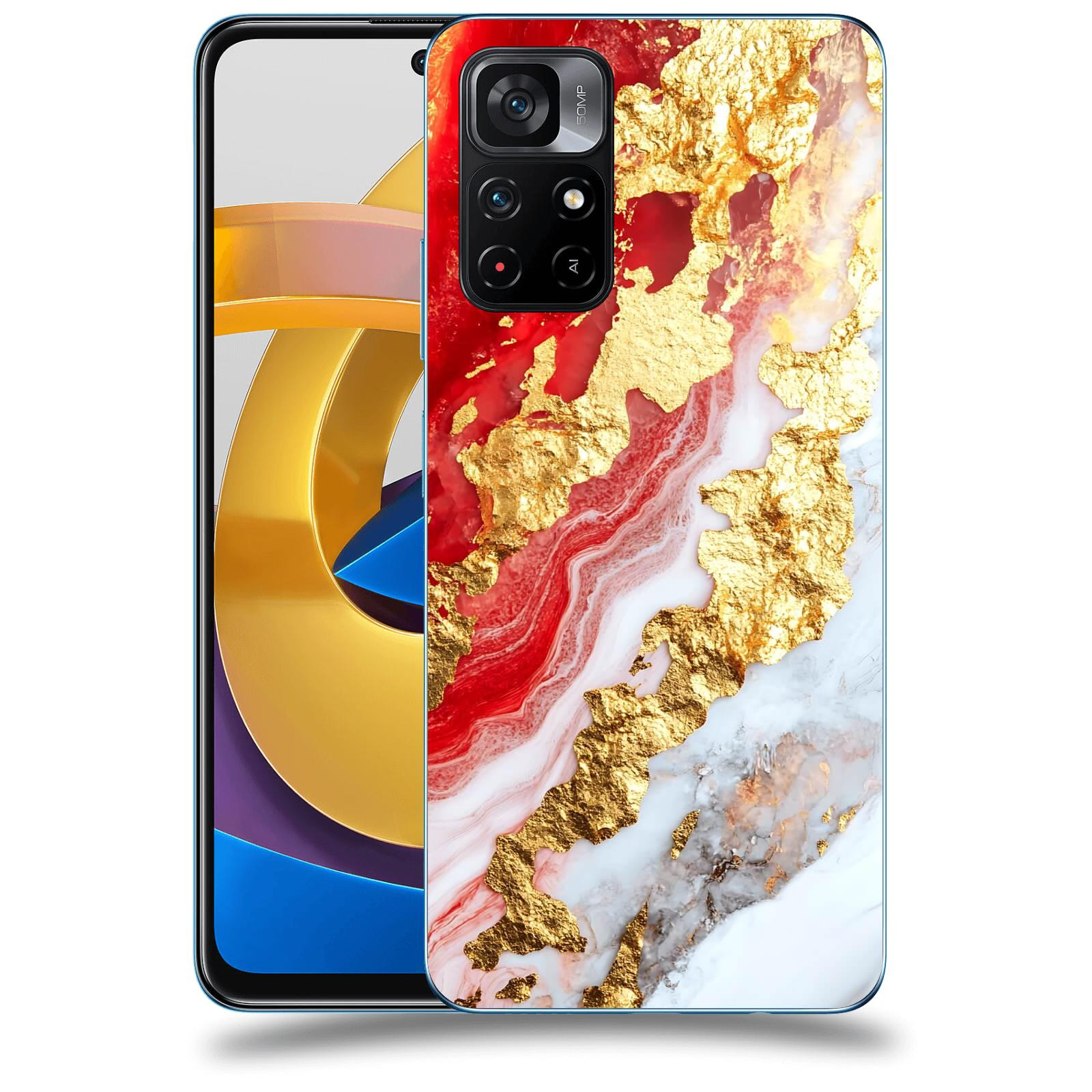 ACOVER Kryt na mobil Xiaomi Poco M4 Pro - Golden Blood II