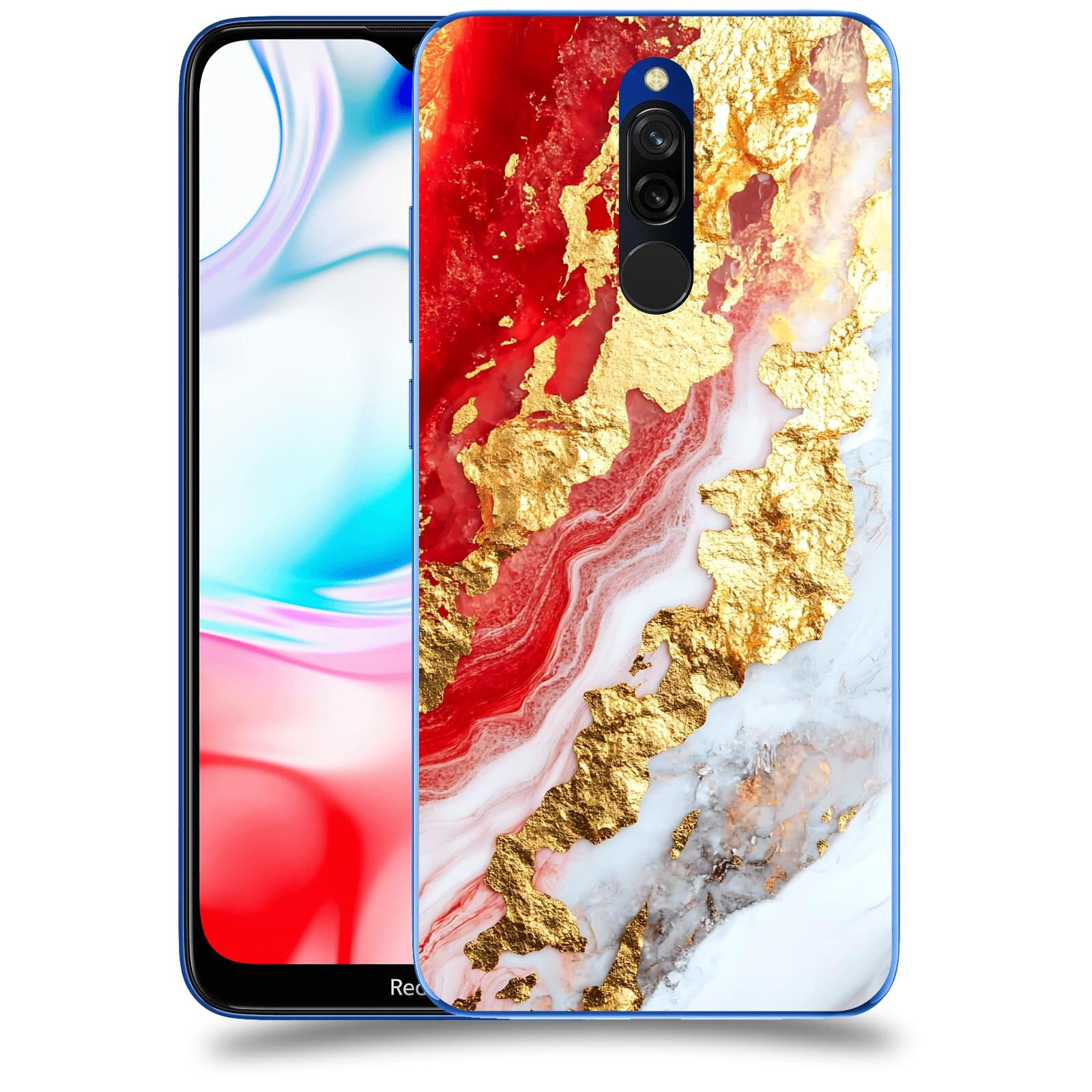 ACOVER Kryt na mobil Xiaomi Redmi 8 - Golden Blood II