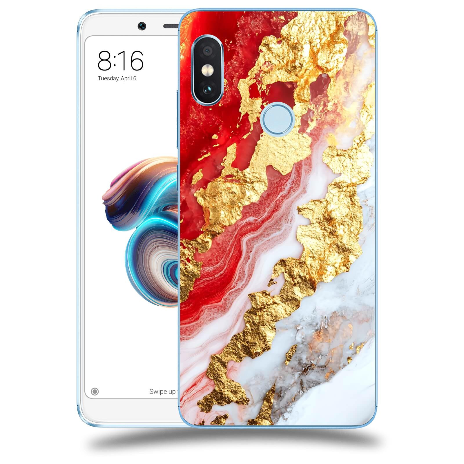 ACOVER Kryt na mobil Xiaomi Redmi Note 5 Global - Golden Blood II