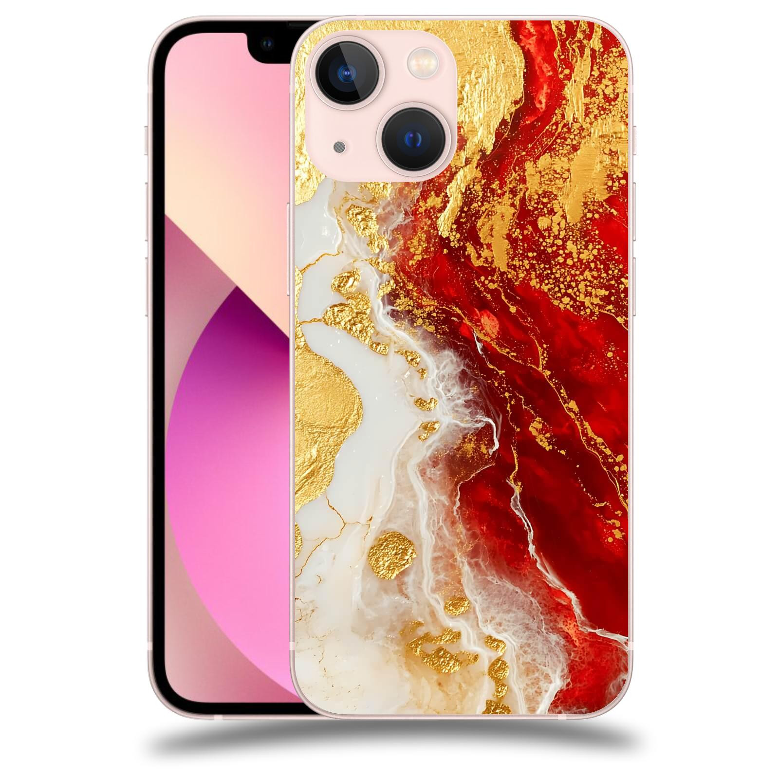 ACOVER Kryt na mobil Apple iPhone 13 mini - Golden Blood III