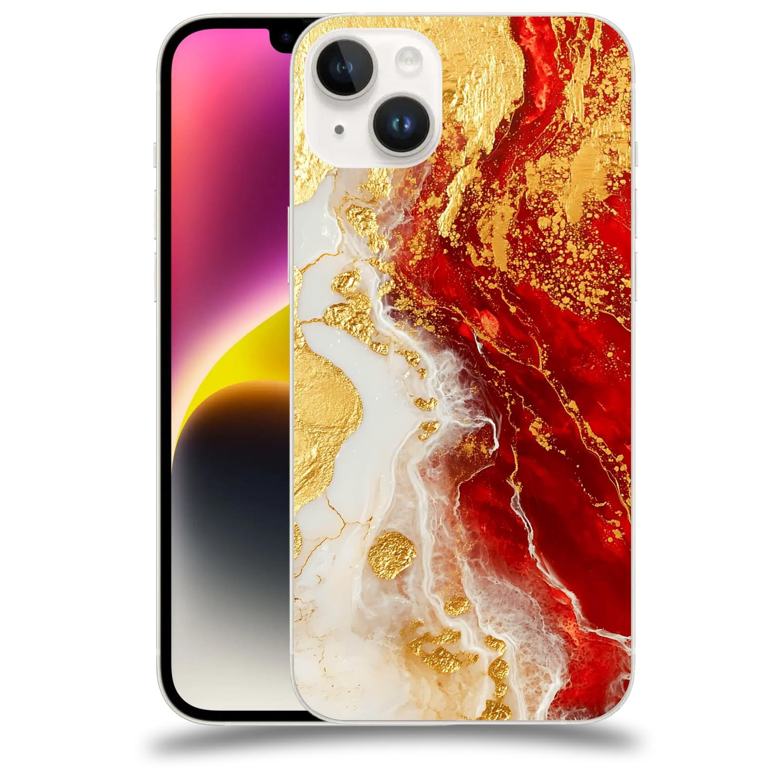 ACOVER Kryt na mobil Apple iPhone 14 Plus - Golden Blood III