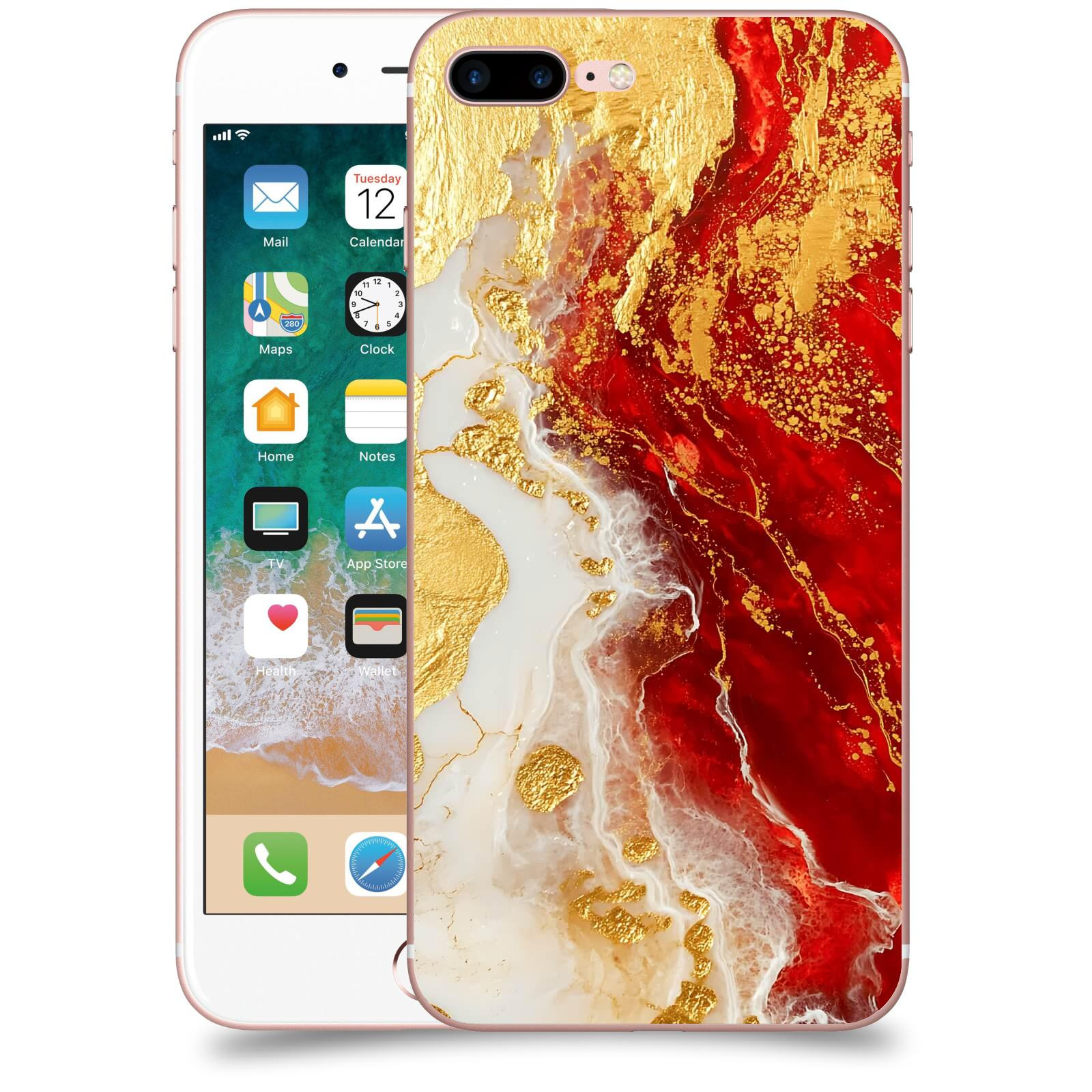 ACOVER Kryt na mobil Apple iPhone 7 Plus - Golden Blood III
