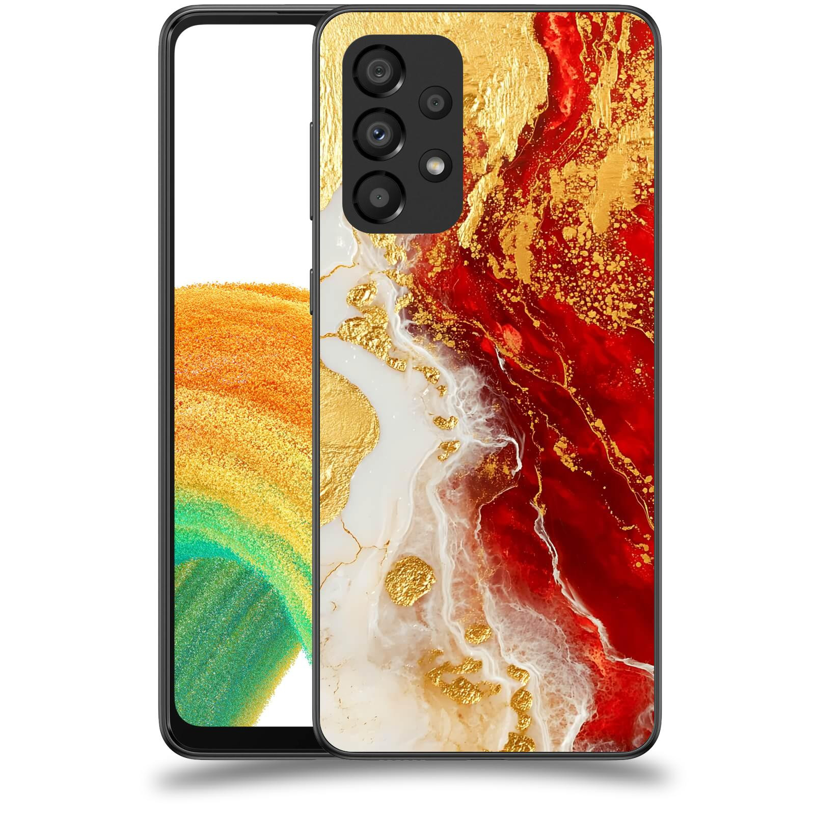 ACOVER Kryt na mobil Samsung Galaxy A33 5G A336 - Golden Blood III