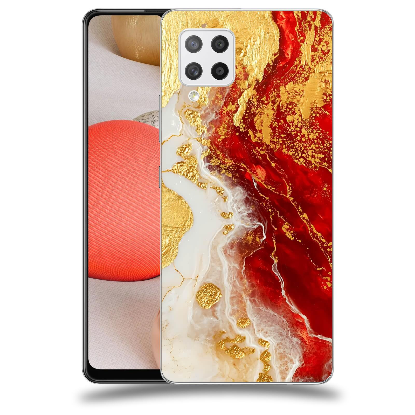 ACOVER Kryt na mobil Samsung Galaxy A42 A426B - Golden Blood III