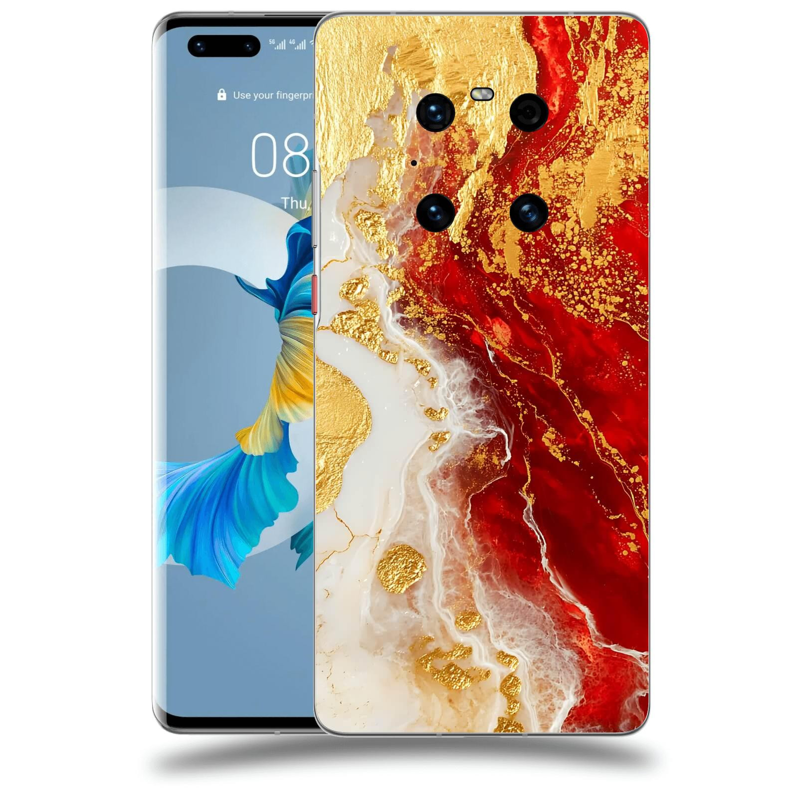 ACOVER Kryt na mobil Huawei Mate 40 Pro - Golden Blood III