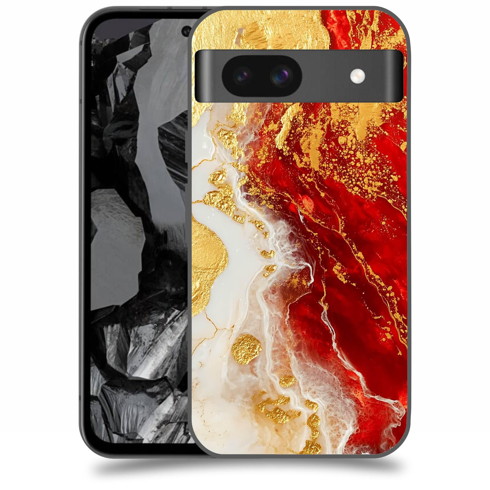 ACOVER Kryt na mobil Google Pixel 8A - Golden Blood III