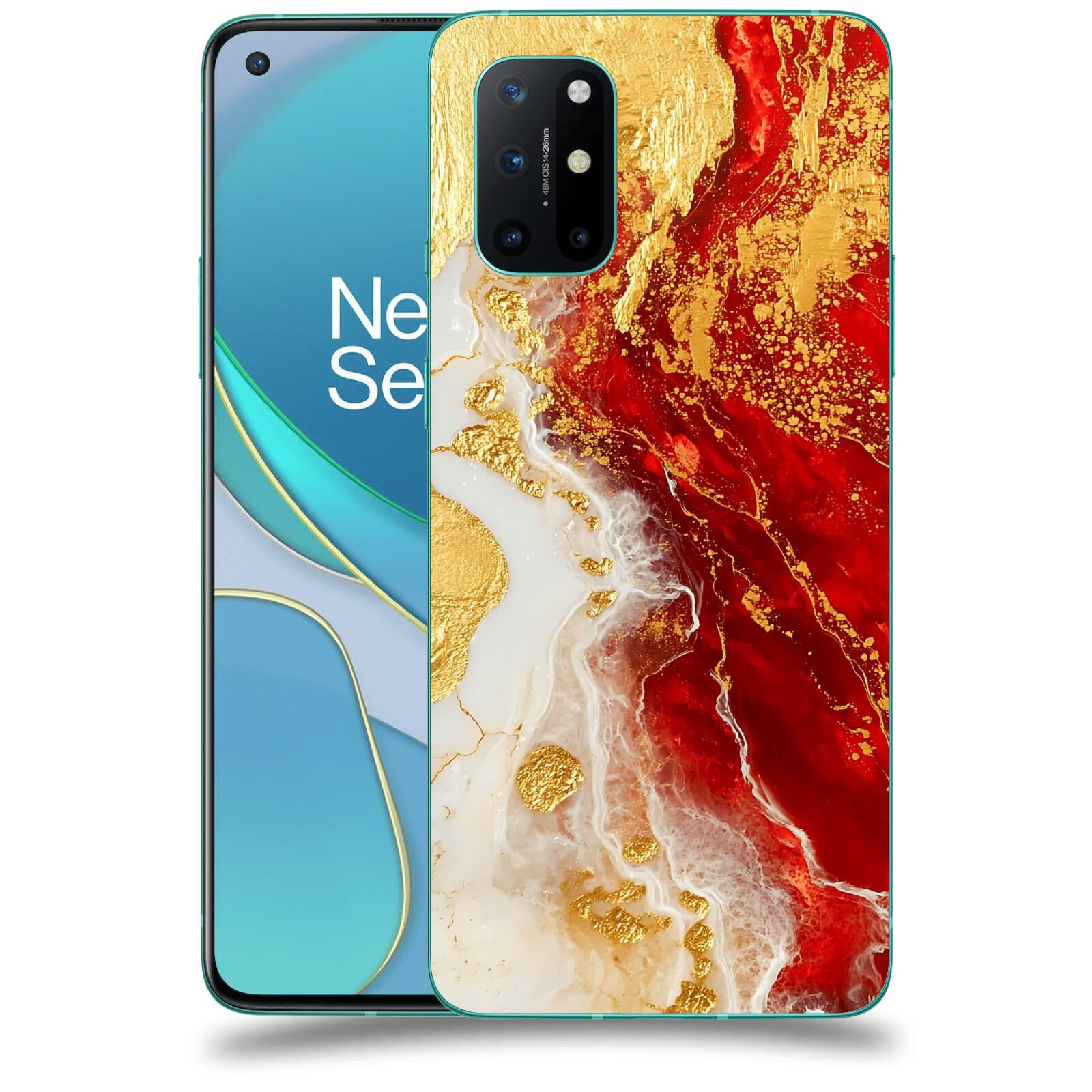 ACOVER Kryt na mobil OnePlus 8T - Golden Blood III