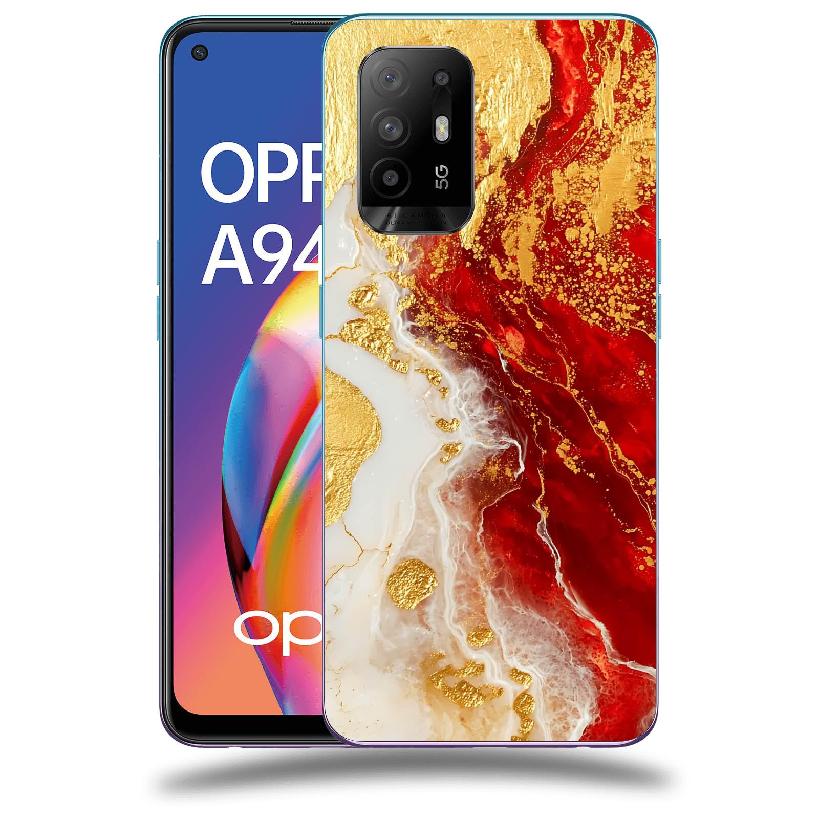 ACOVER Kryt na mobil OPPO A94 5G - Golden Blood III