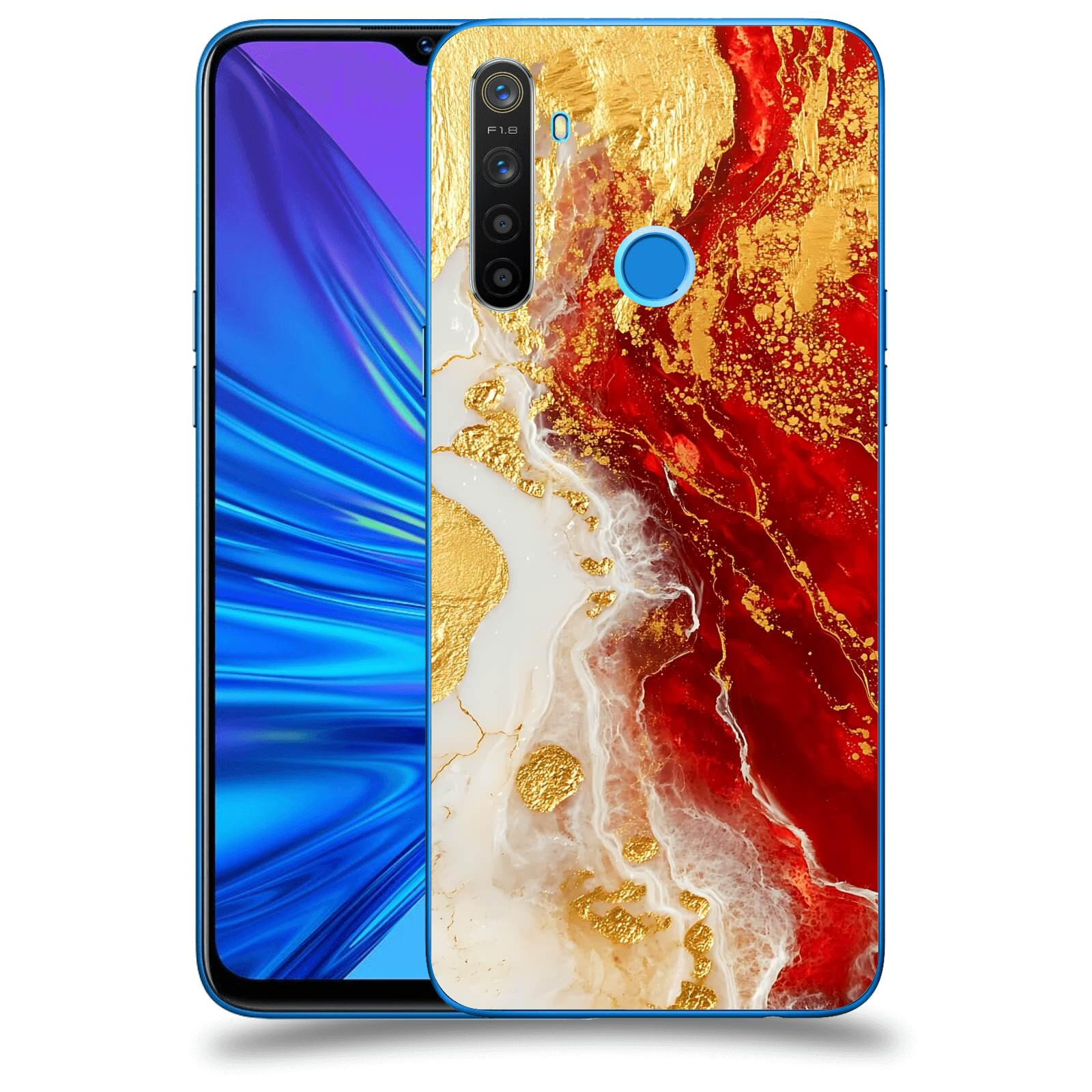 ACOVER Kryt na mobil Realme 5 - Golden Blood III