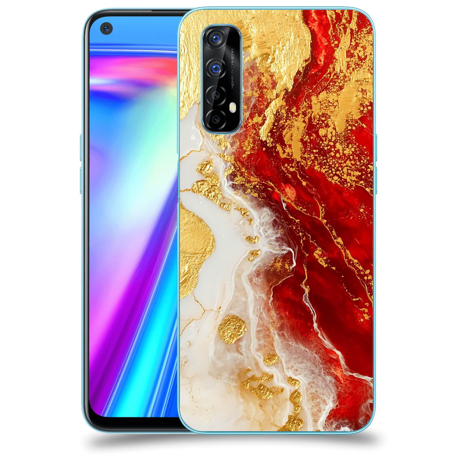 ACOVER Kryt na mobil Realme 7 - Golden Blood III