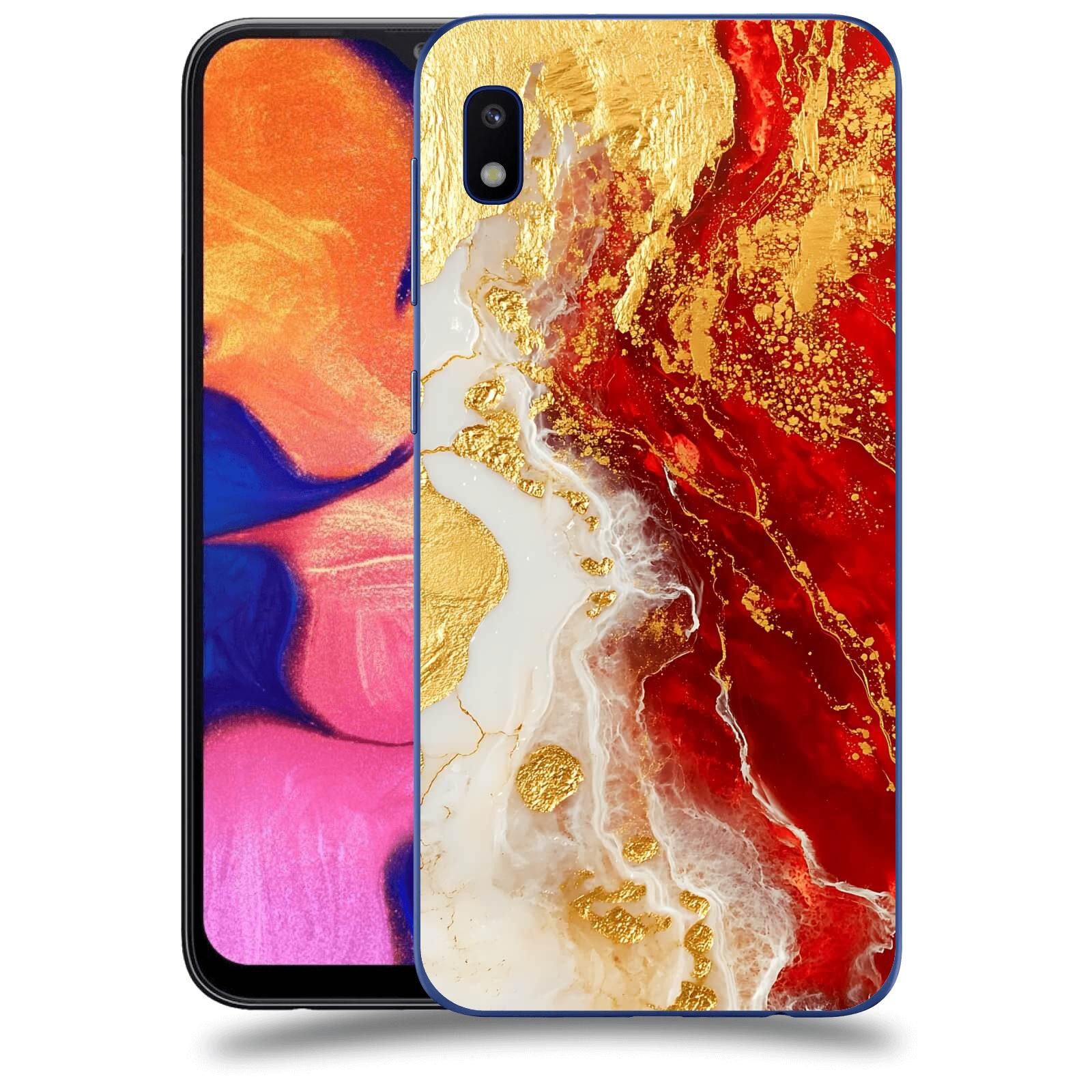 ACOVER Kryt na mobil Samsung Galaxy A10 A105F - Golden Blood III