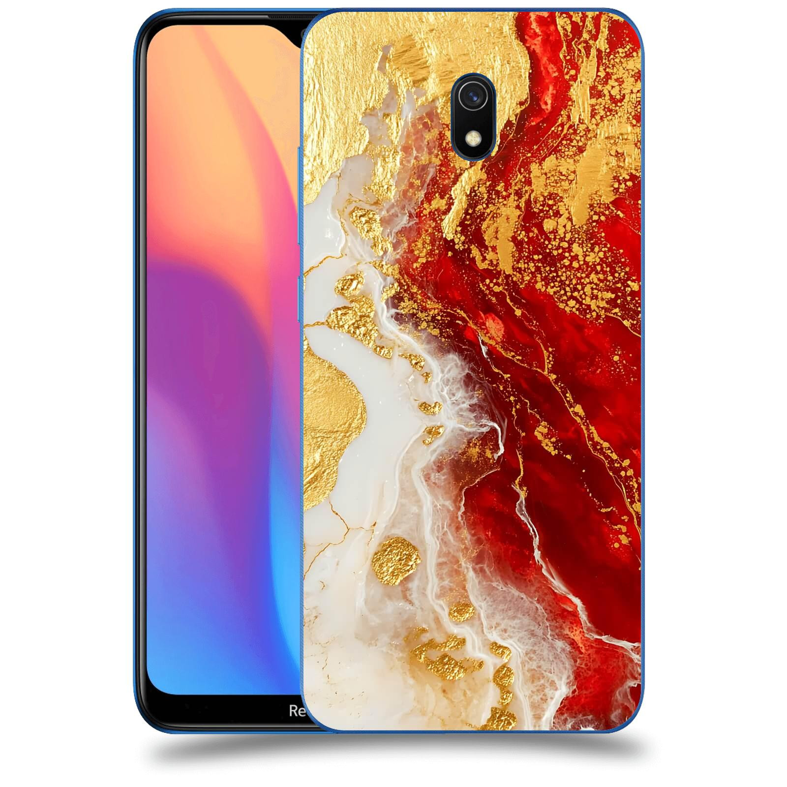 ACOVER Kryt na mobil Xiaomi Redmi 8A - Golden Blood III