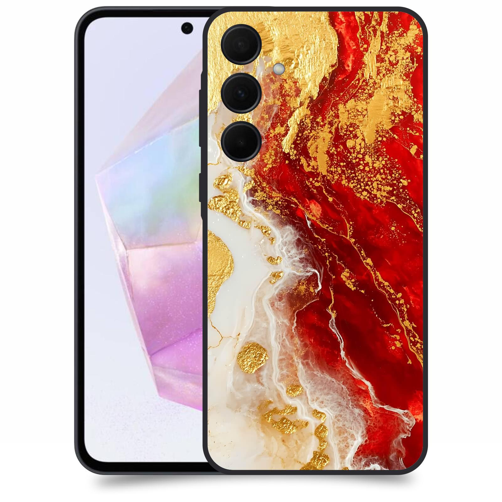 ACOVER Kryt na mobil Samsung Galaxy A35 5G - Golden Blood III