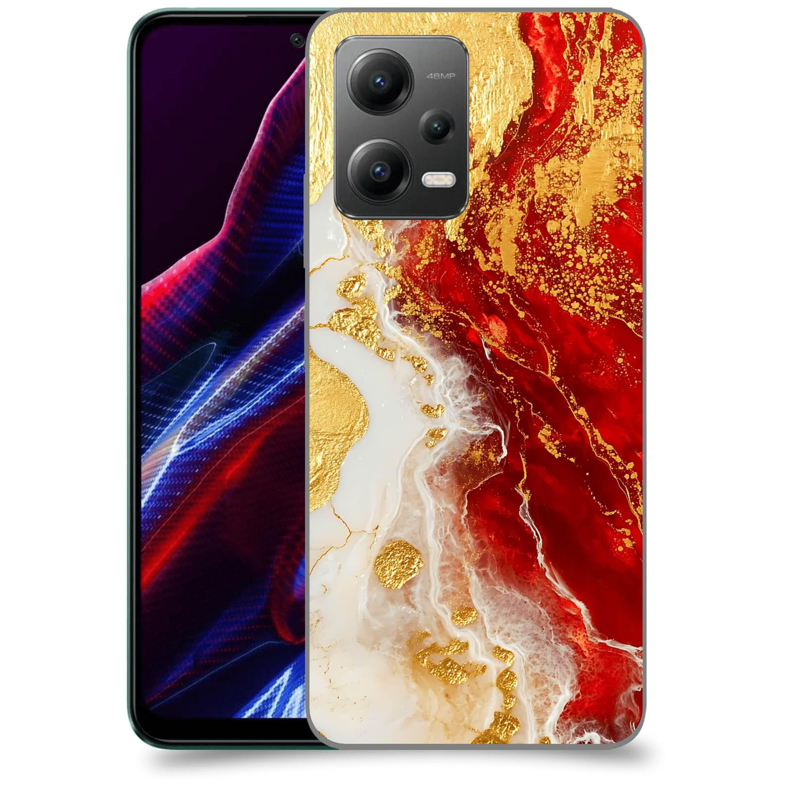 ACOVER Kryt na mobil Xiaomi Poco X5 - Golden Blood III