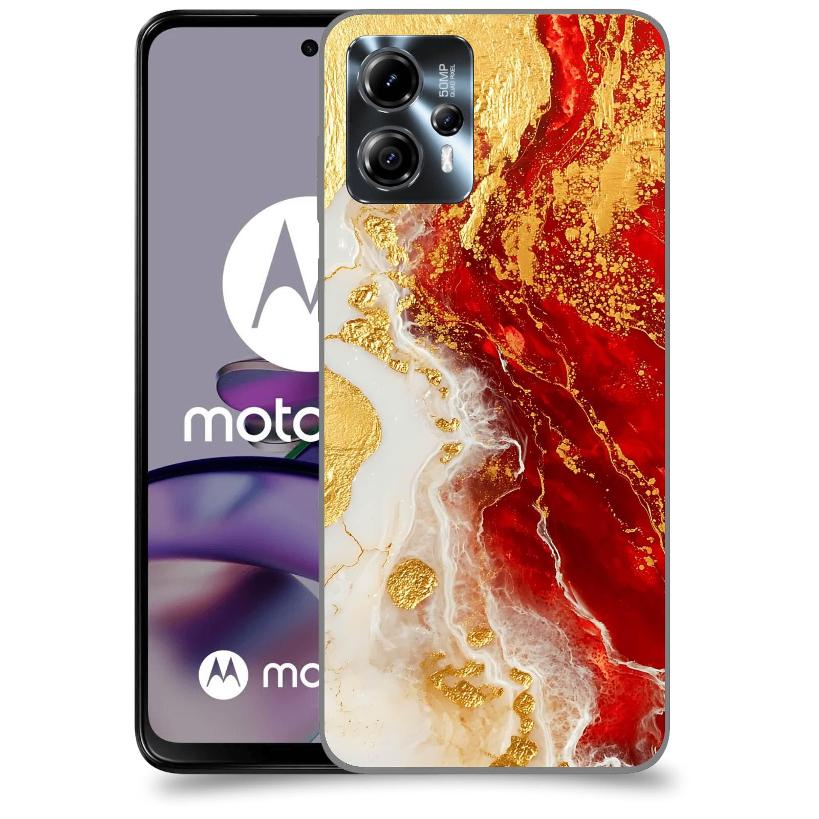 ACOVER Kryt na mobil Motorola Moto G13 - Golden Blood III