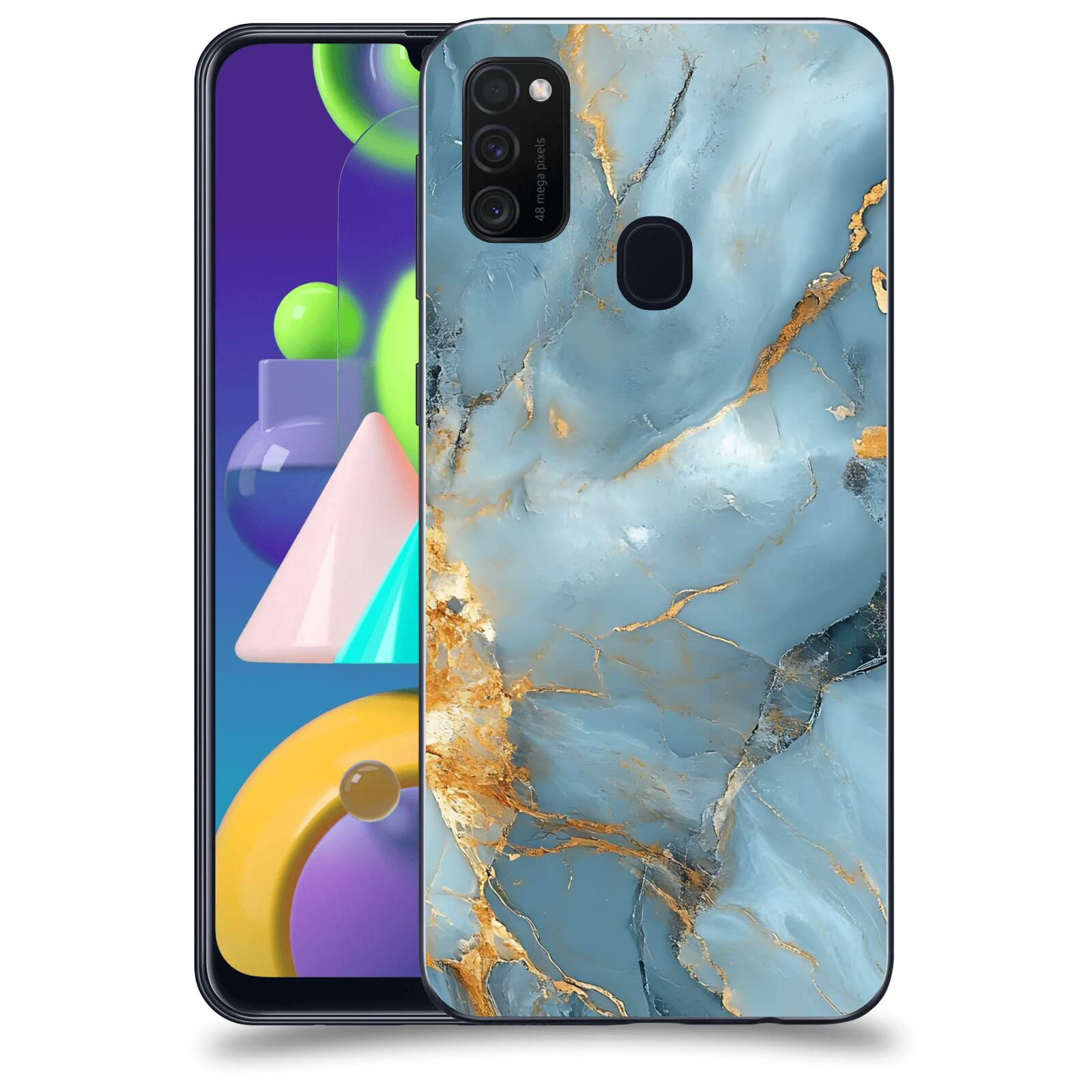 ACOVER Kryt na mobil Samsung Galaxy M21 M215F - Ice Marble I