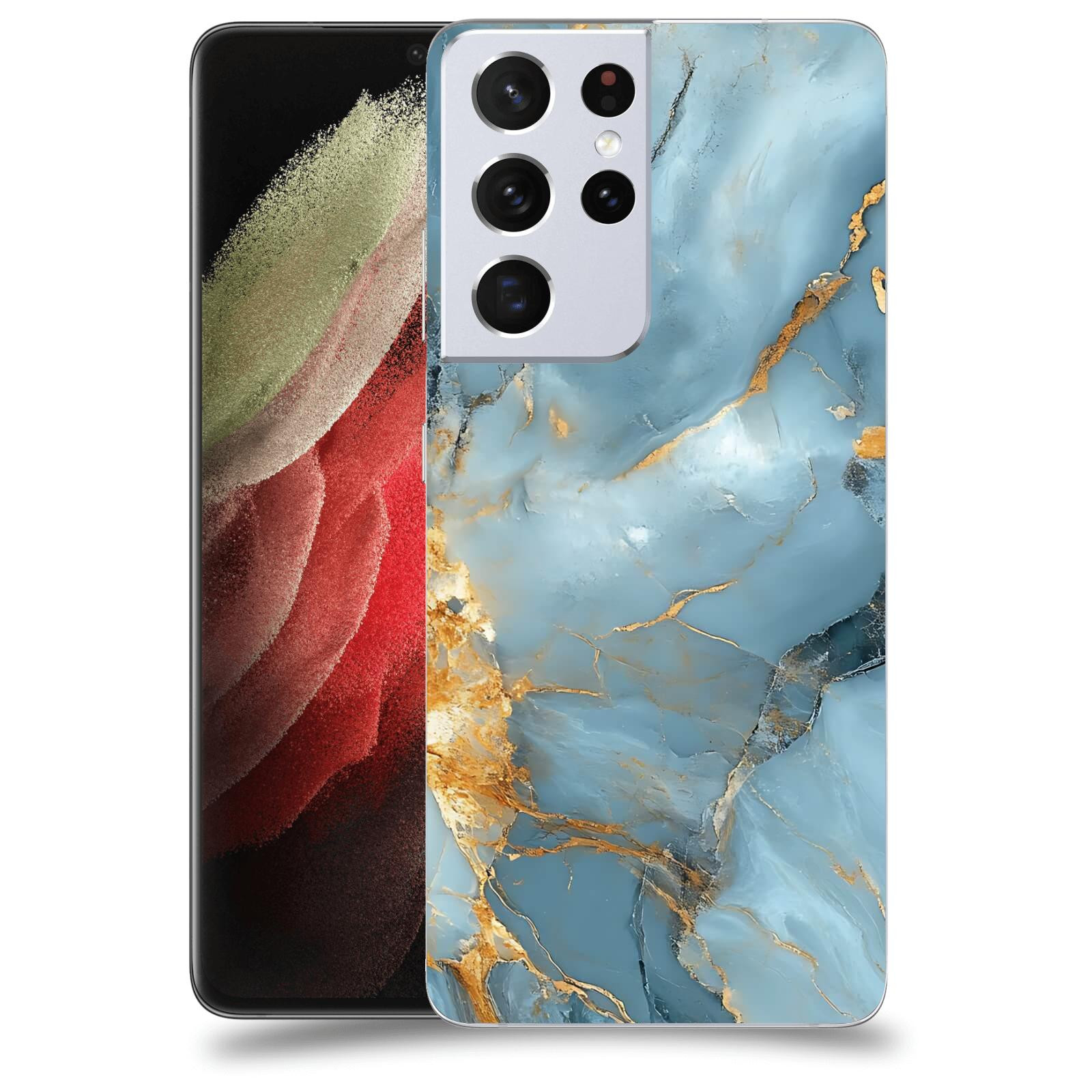 ACOVER Kryt na mobil Samsung Galaxy S21 Ultra 5G G998B - Ice Marble I