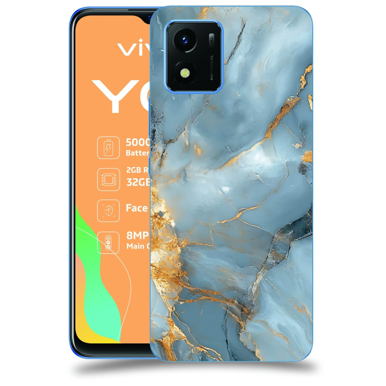 ACOVER Kryt na mobil Vivo Y01 - Ice Marble I