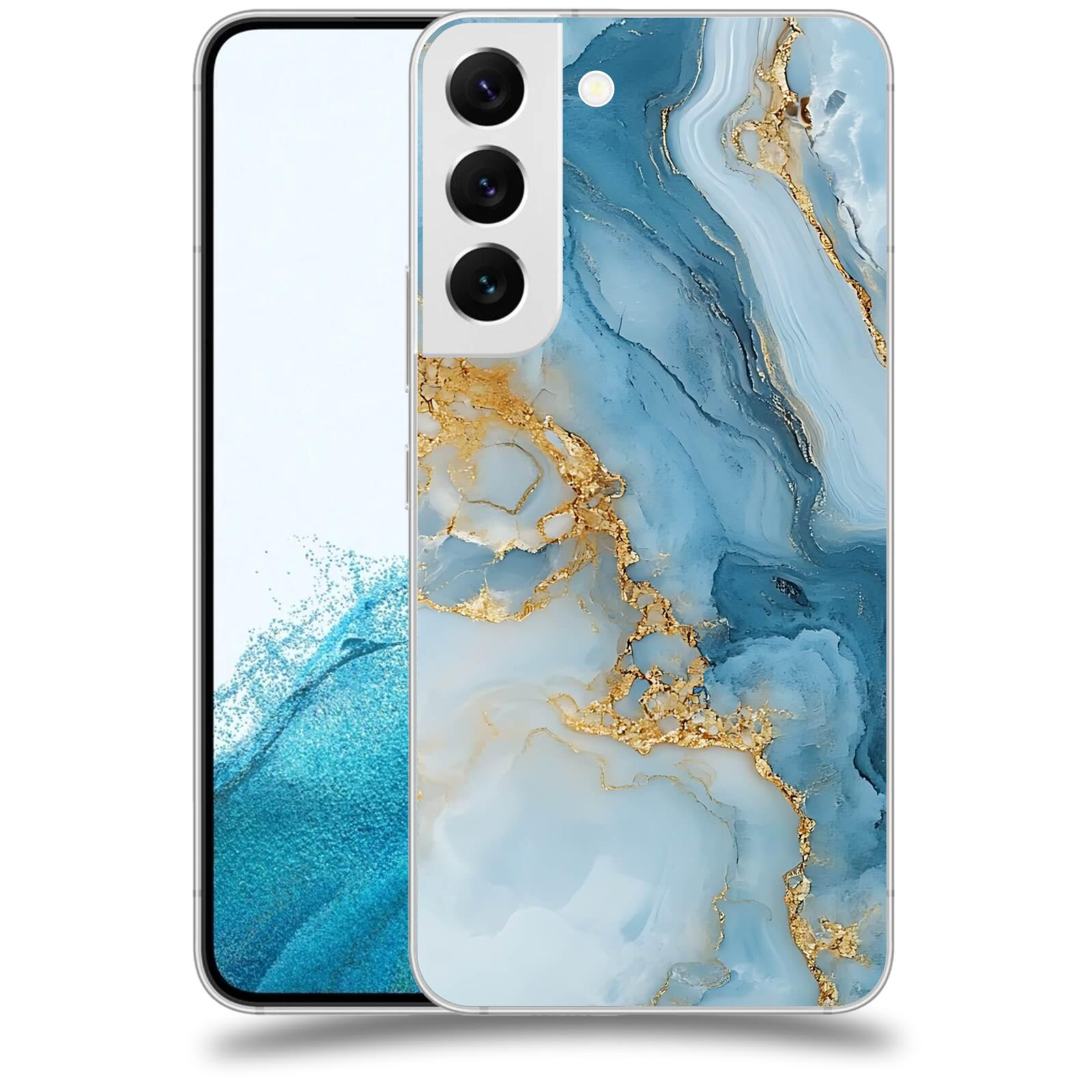 ACOVER Kryt na mobil Samsung Galaxy S22 5G - Ice Marble II