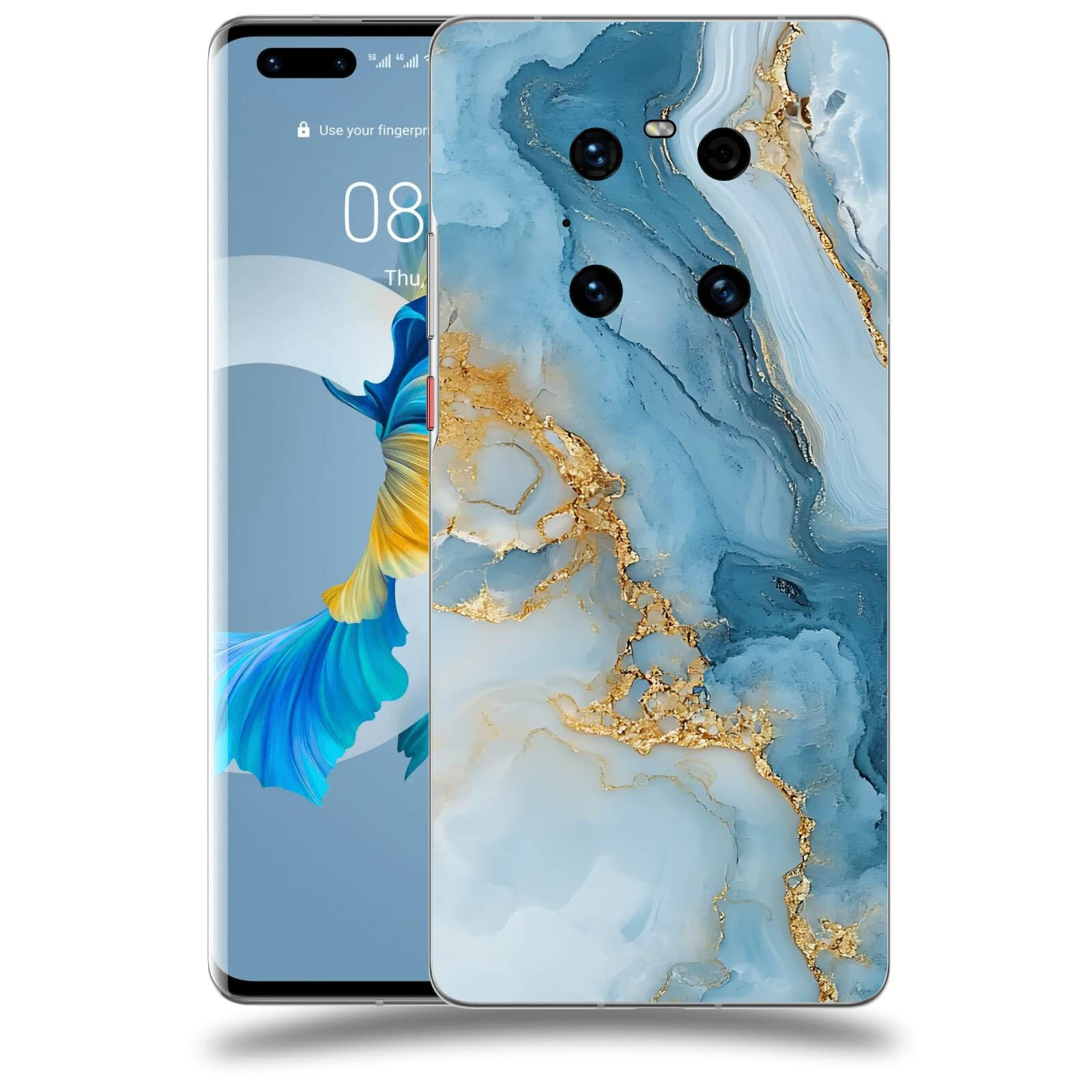 ACOVER Kryt na mobil Huawei Mate 40 Pro - Ice Marble II