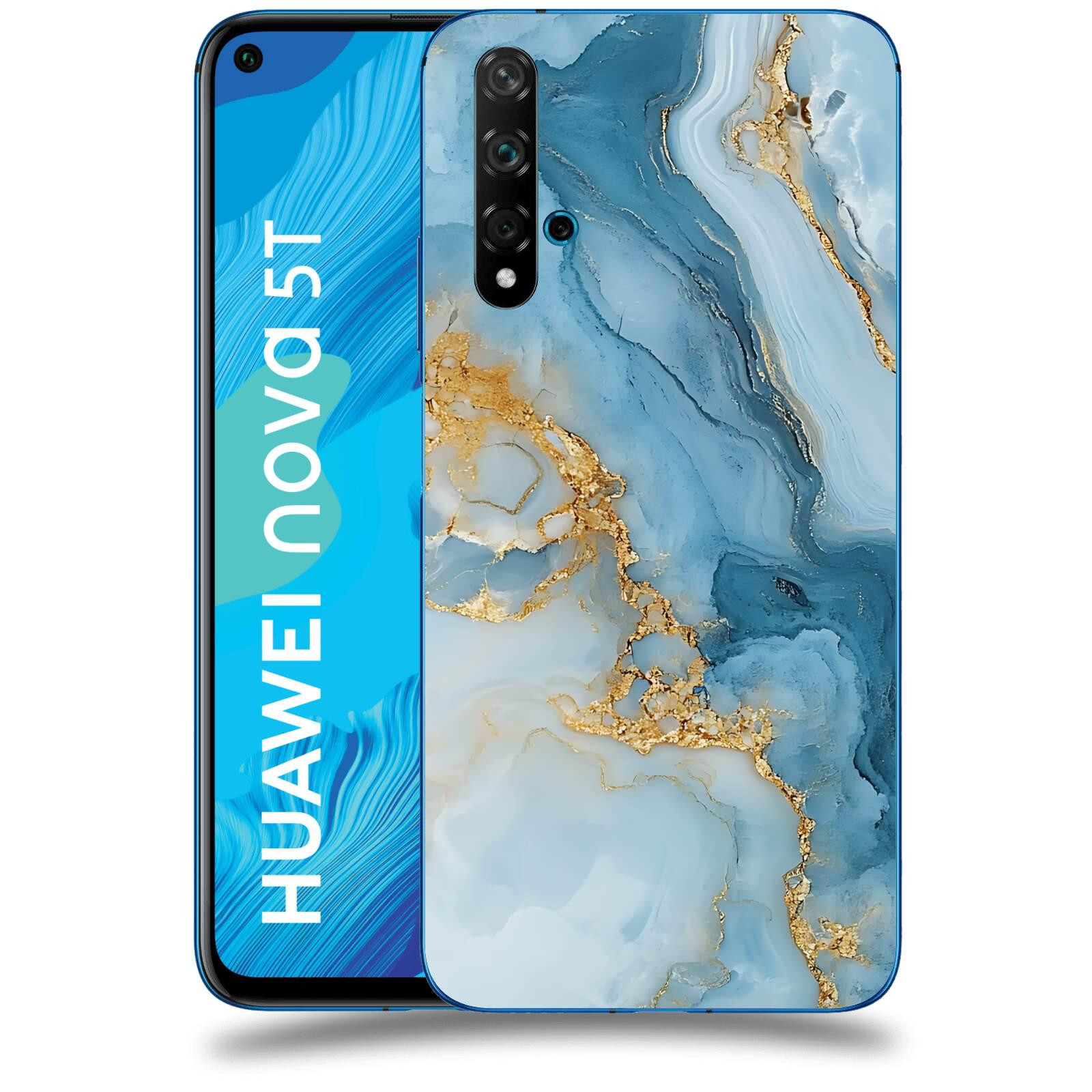 ACOVER Kryt na mobil Huawei Nova 5T - Ice Marble II