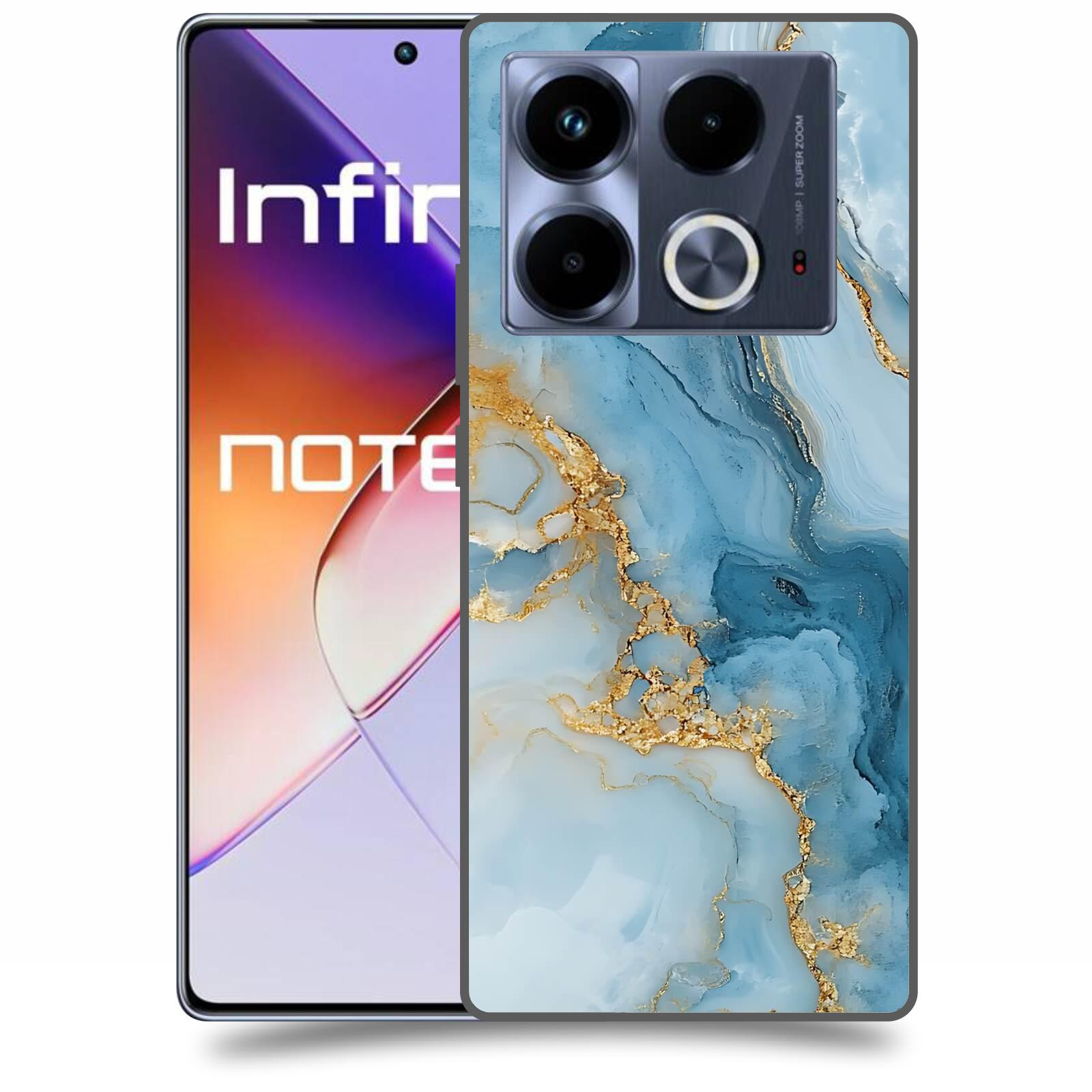 ACOVER Kryt na mobil Infinix Note 40 - Ice Marble II