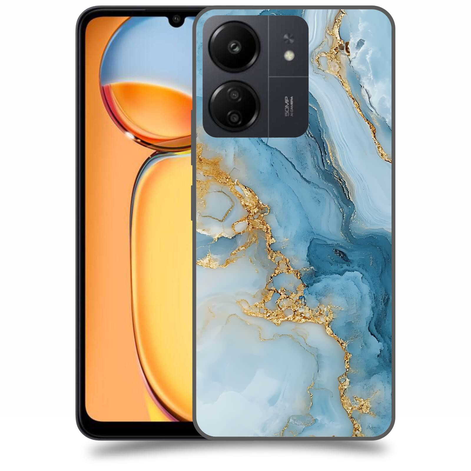ACOVER Kryt na mobil Xiaomi Redmi 13C 4G  Ice Marble II