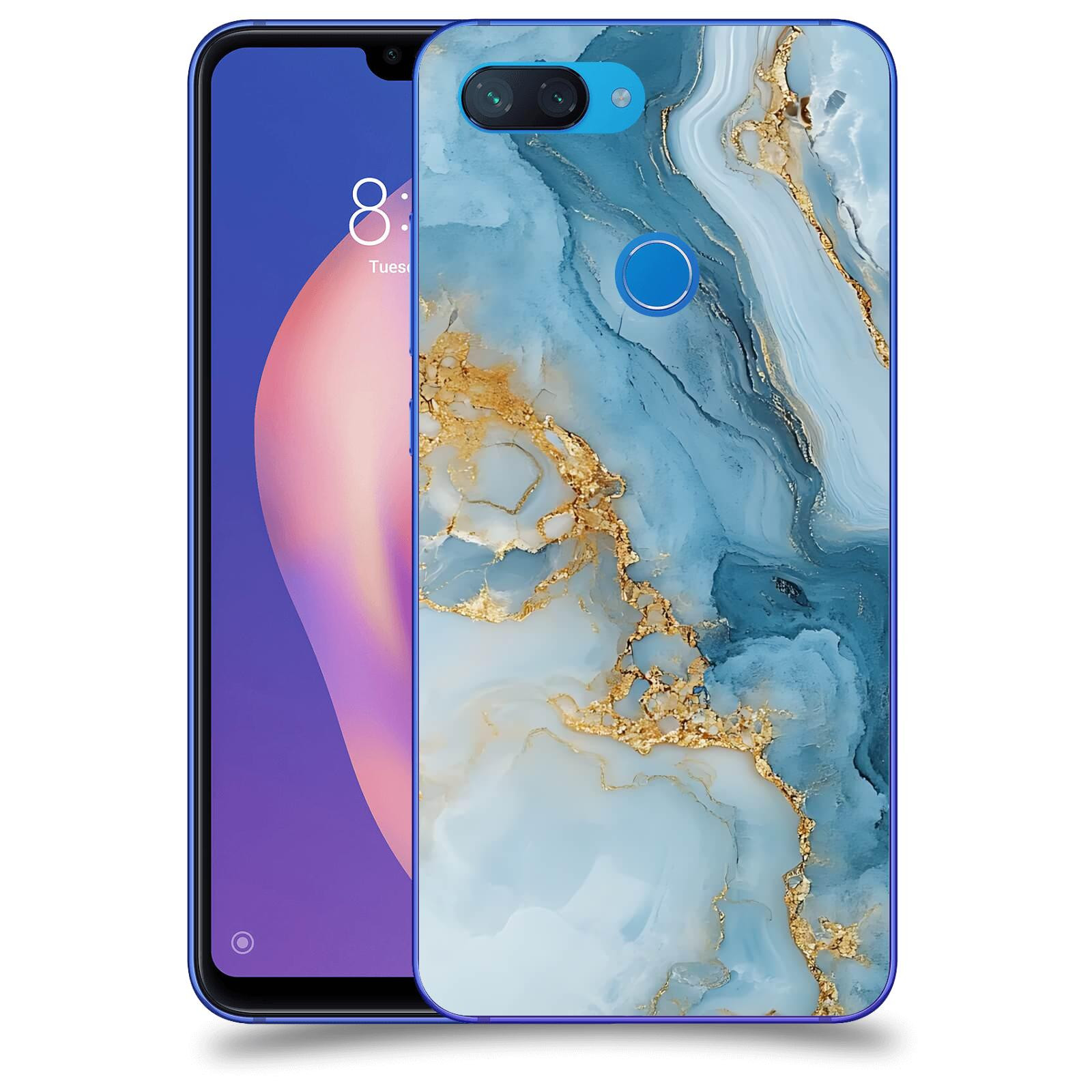 ACOVER Kryt na mobil Xiaomi Mi 8 Lite - Ice Marble II
