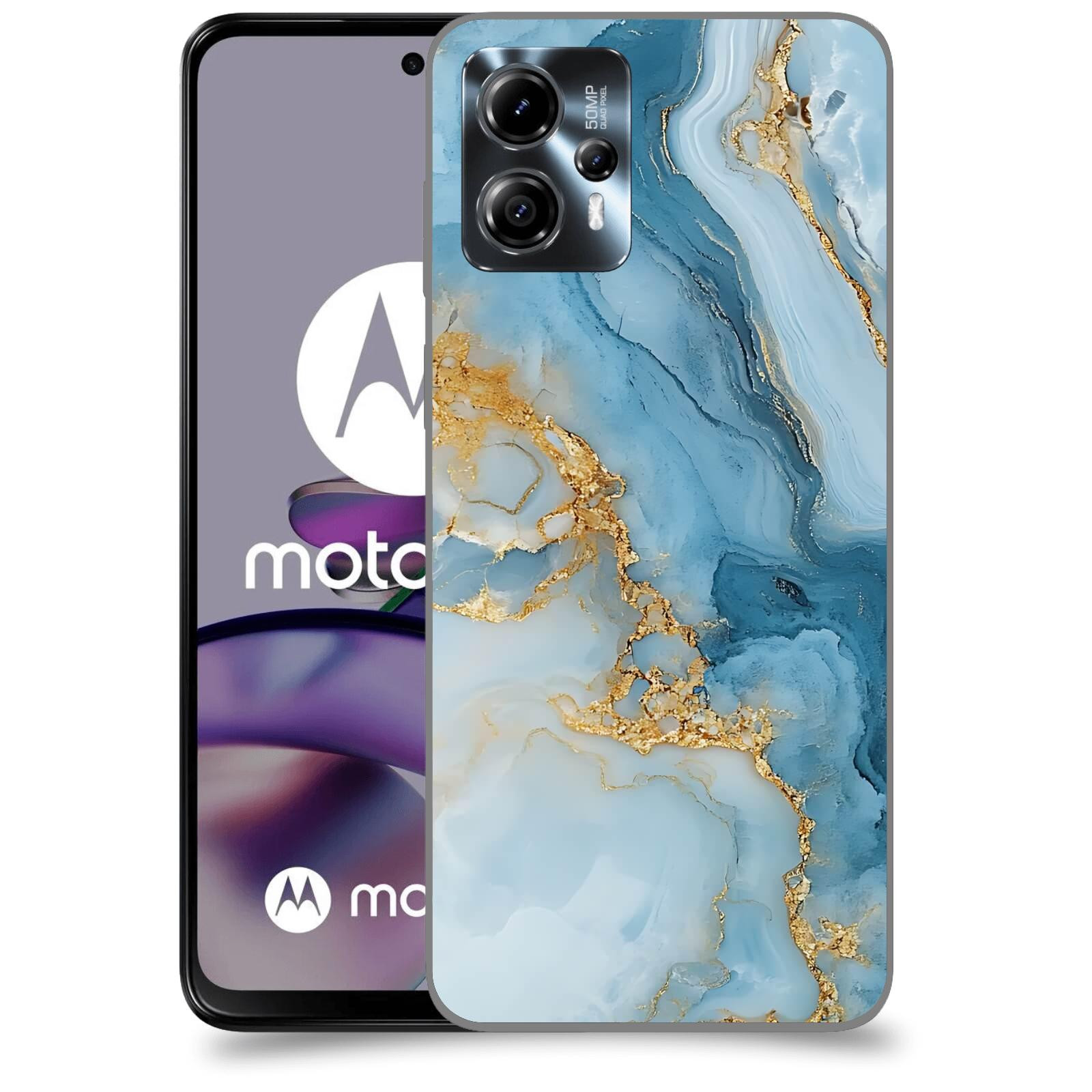 ACOVER Kryt na mobil Motorola Moto G13 - Ice Marble II