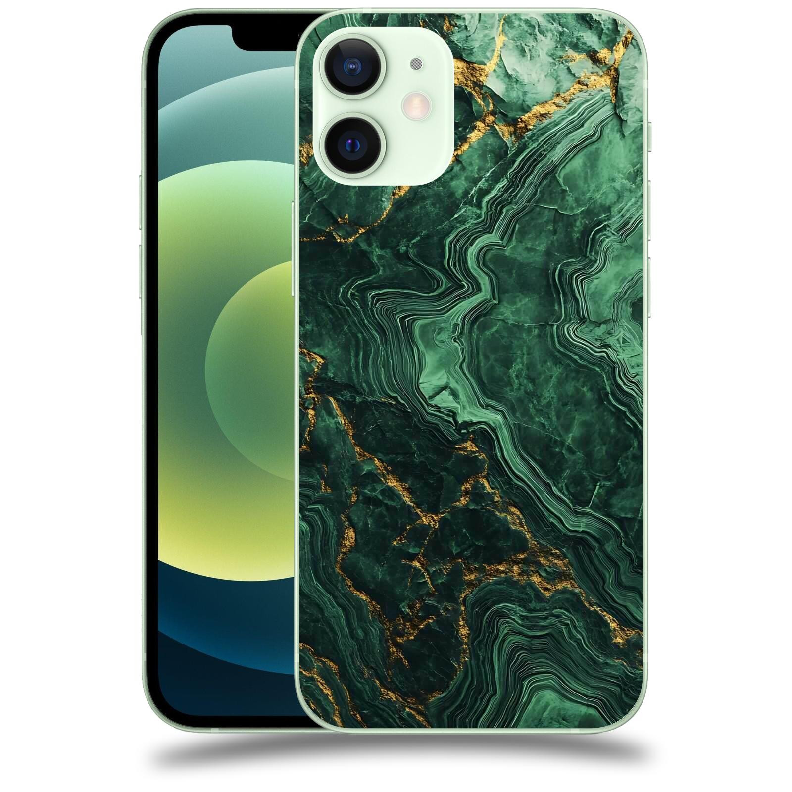 ACOVER Kryt na mobil Apple iPhone 12 mini - Golden Moss I
