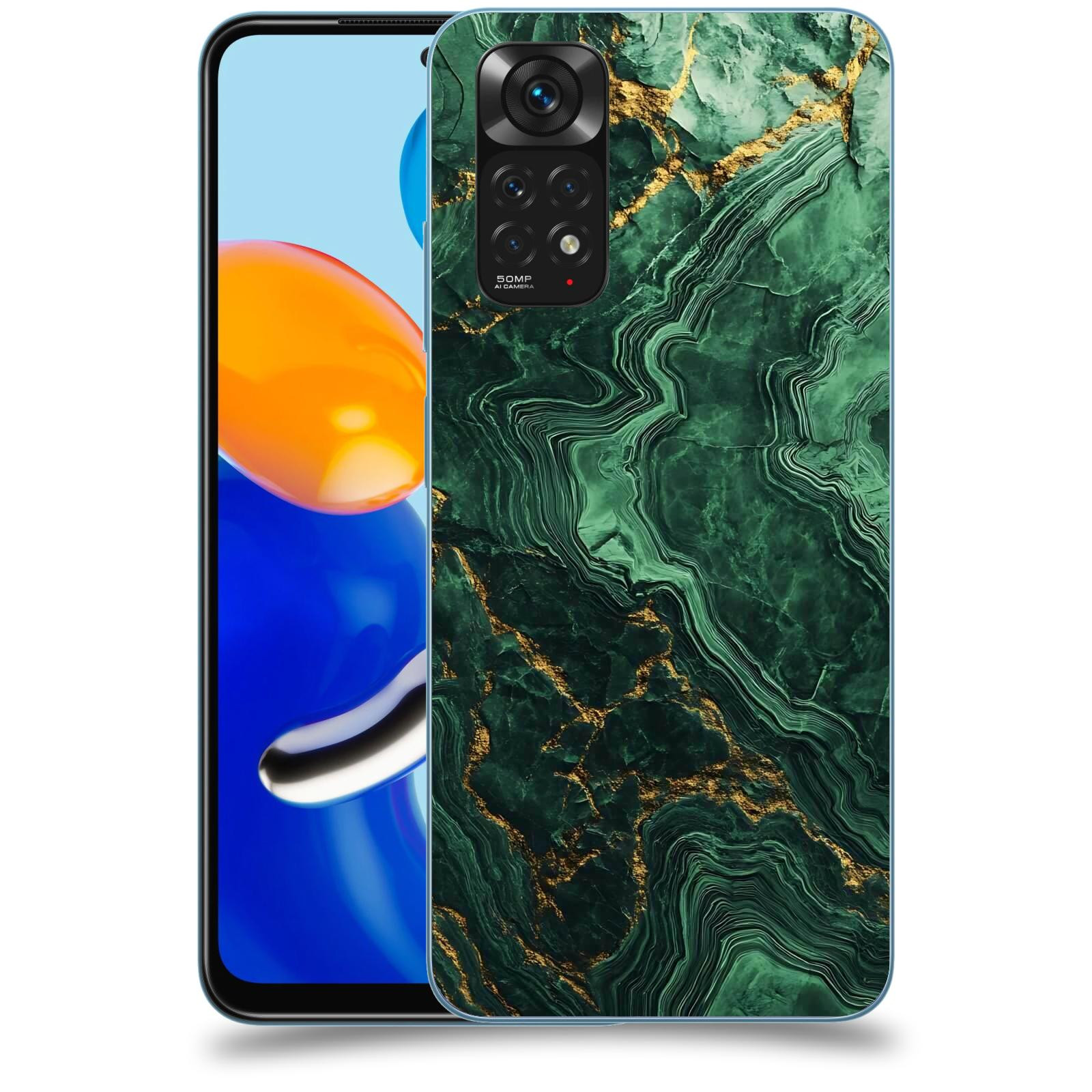 ACOVER Kryt na mobil Xiaomi Redmi Note 11 - Golden Moss I