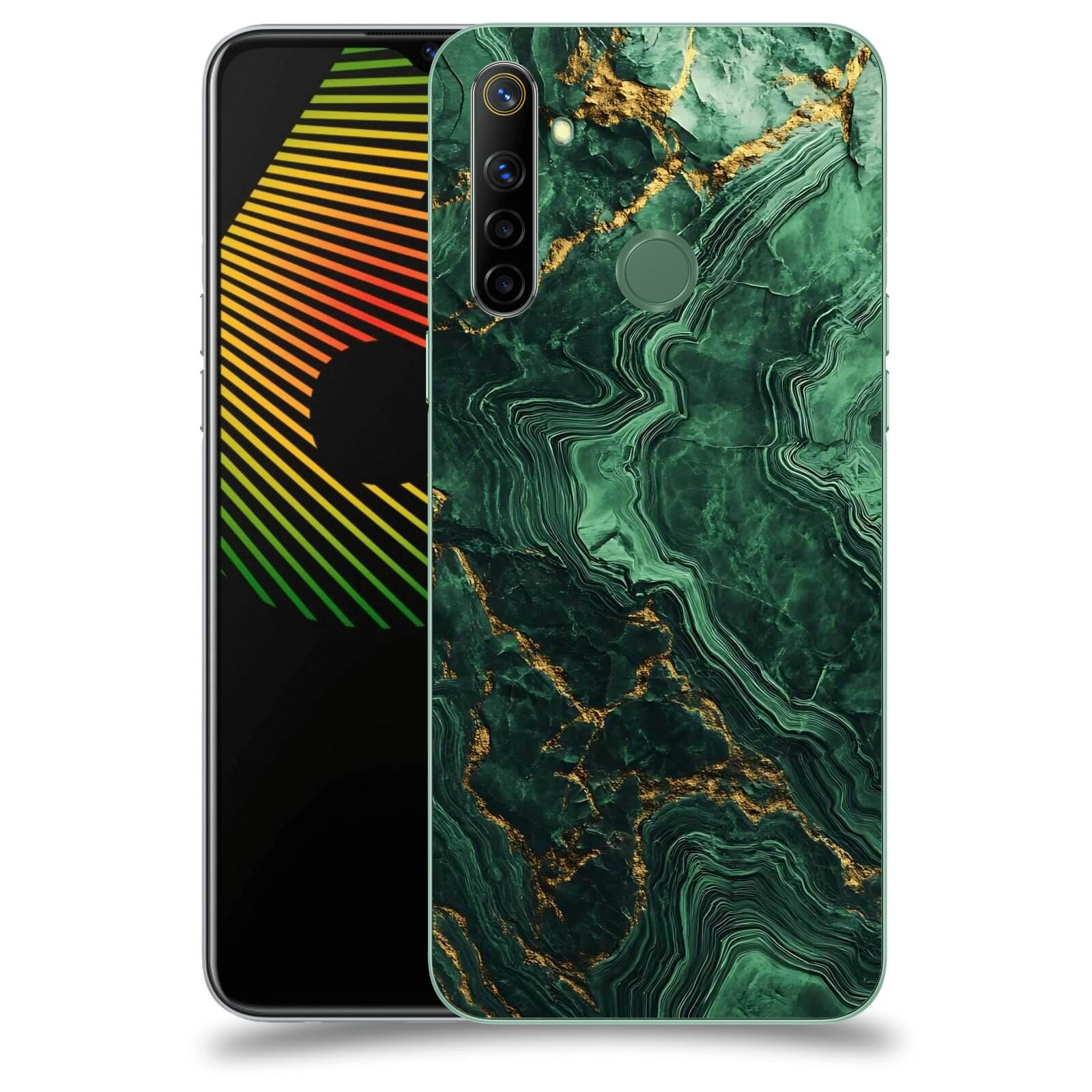 ACOVER Kryt na mobil Realme 6i - Golden Moss I