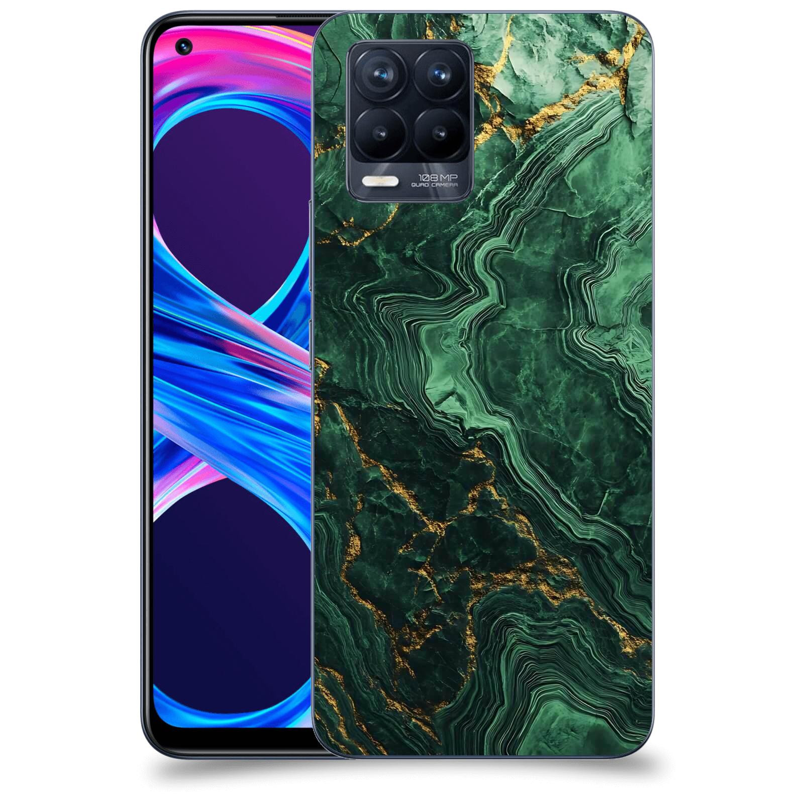 ACOVER Kryt na mobil Realme 8 Pro - Golden Moss I