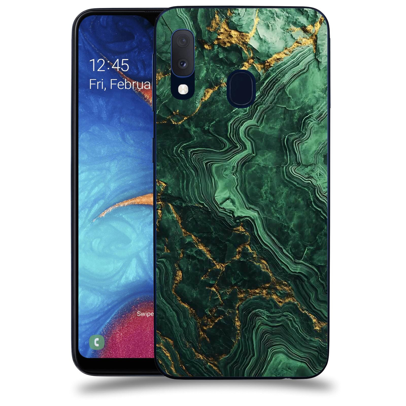 ACOVER Kryt na mobil Samsung Galaxy A20e A202F - Golden Moss I