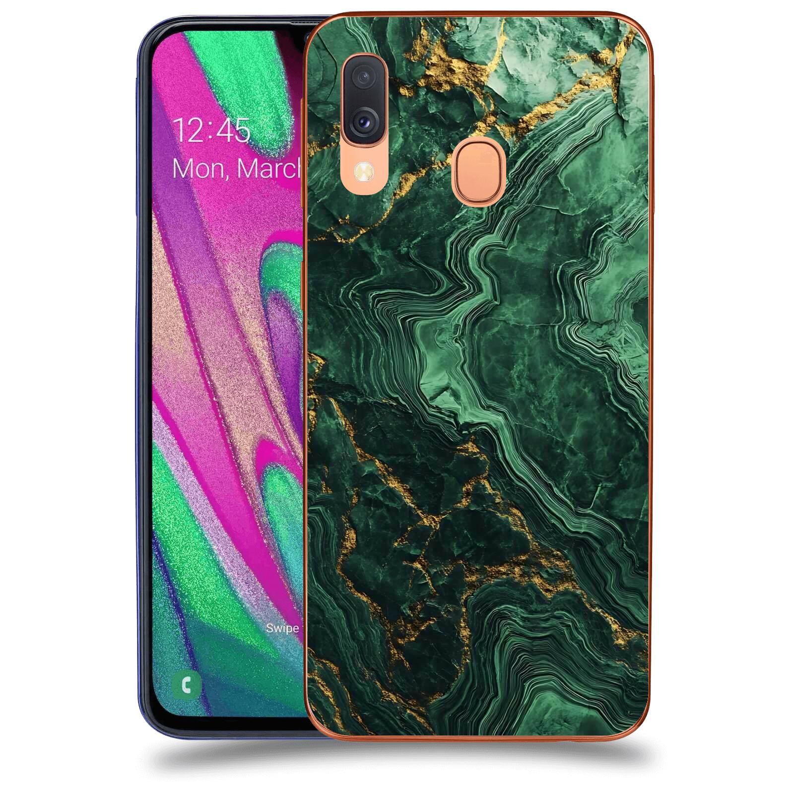 ACOVER Kryt na mobil Samsung Galaxy A40 A405F - Golden Moss I