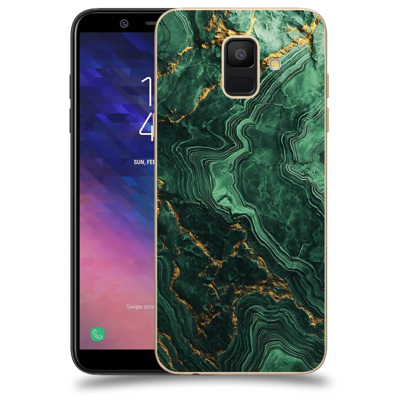 ACOVER Kryt na mobil Samsung Galaxy A6 A600F - Golden Moss I