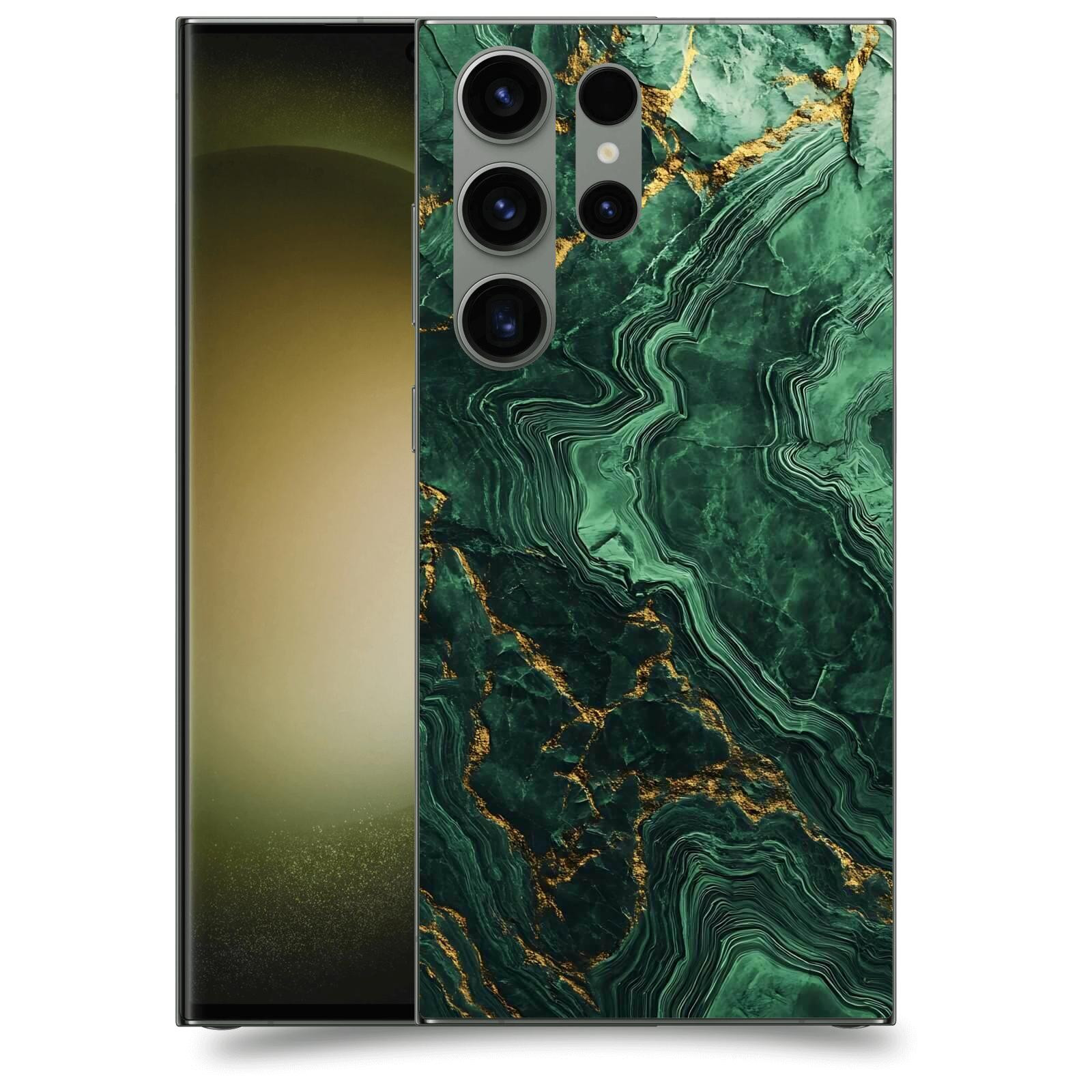 ACOVER Kryt na mobil Samsung Galaxy S23 Ultra 5G - Golden Moss I