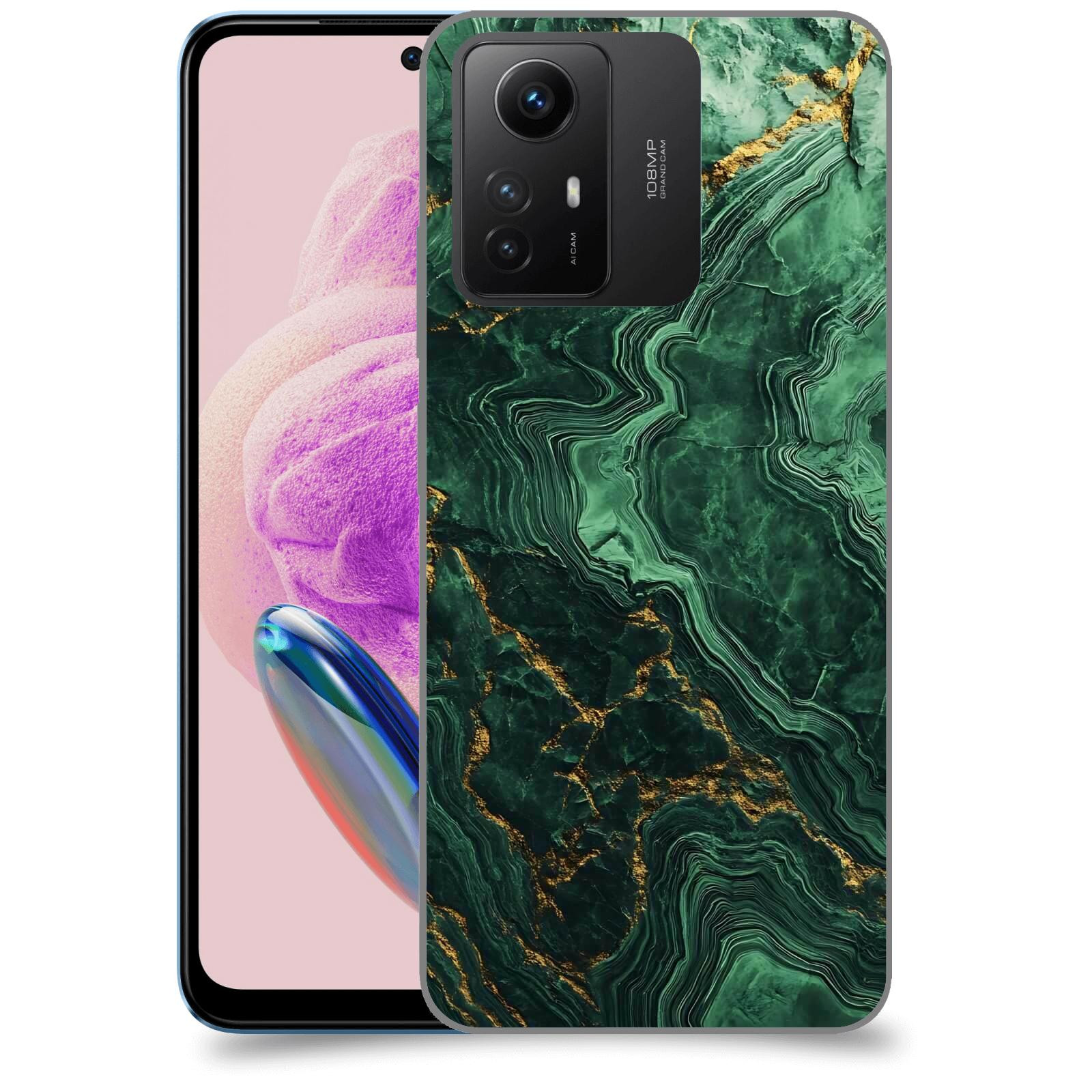 ACOVER Kryt na mobil Xiaomi Redmi Note 12S - Golden Moss I